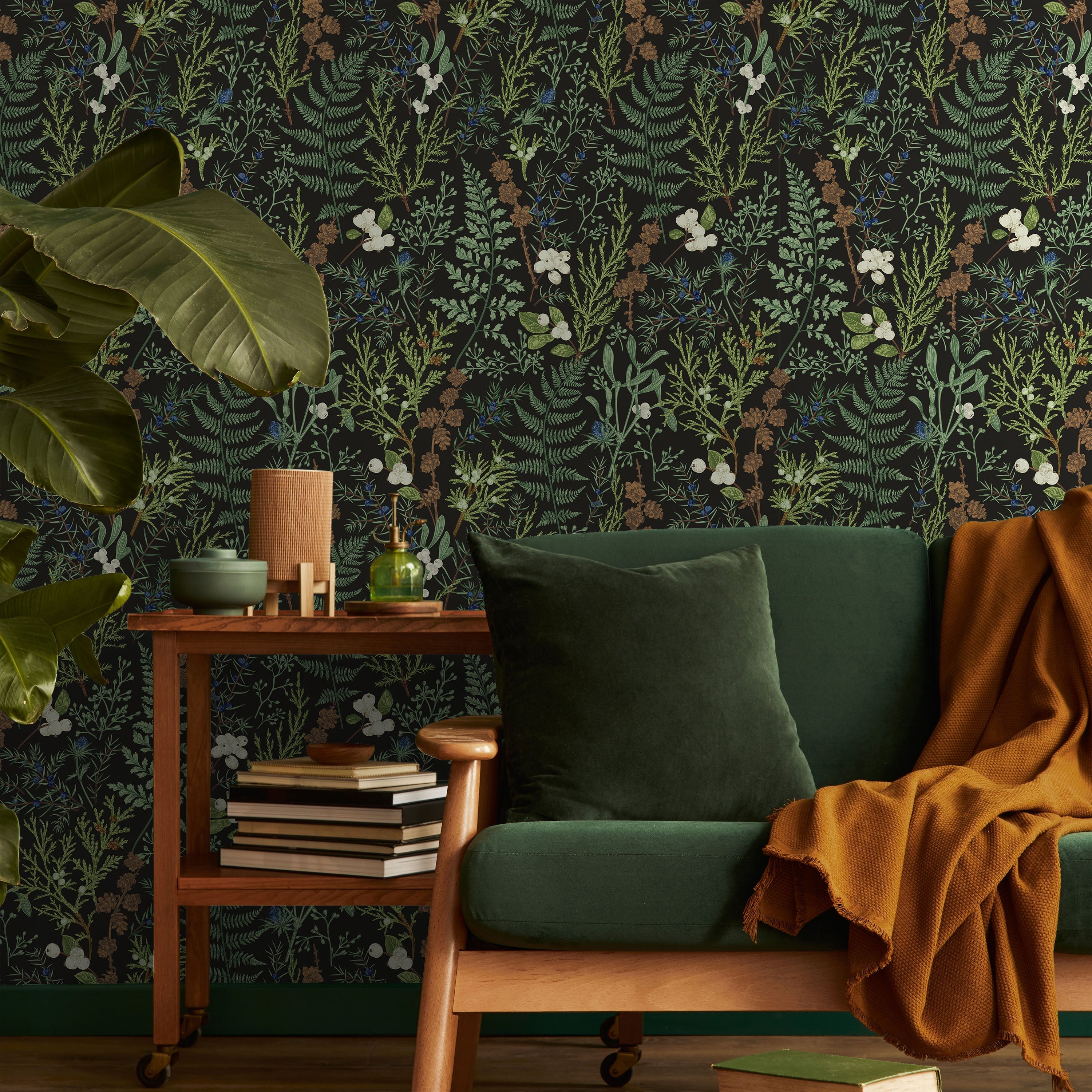 Midnight Tale Peel and Stick Wallpaper, Removable Wallpaper, Traditional Wallpaper | DeccoPrint