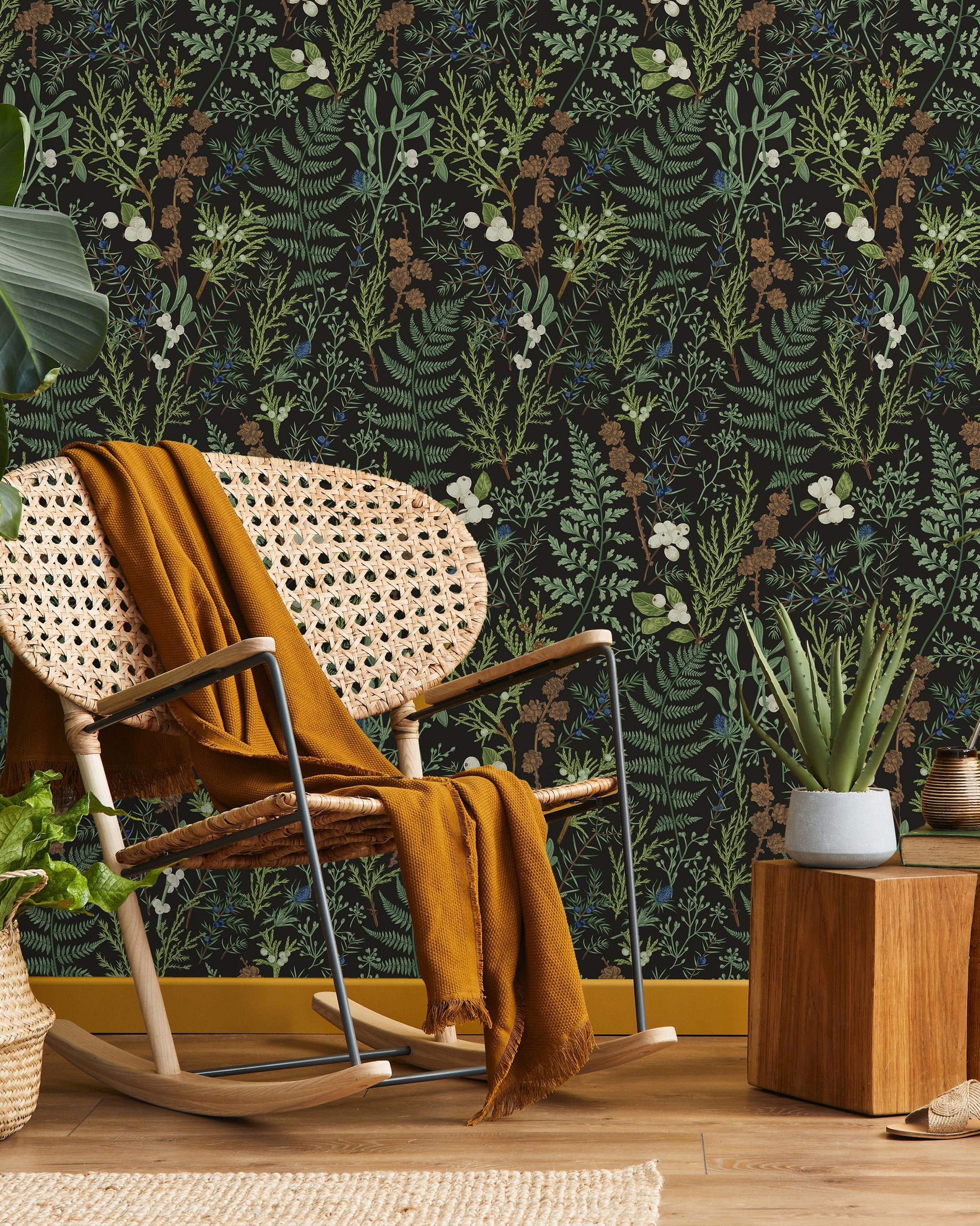 Midnight Tale Peel and Stick Wallpaper, Removable Wallpaper, Traditional Wallpaper | DeccoPrint