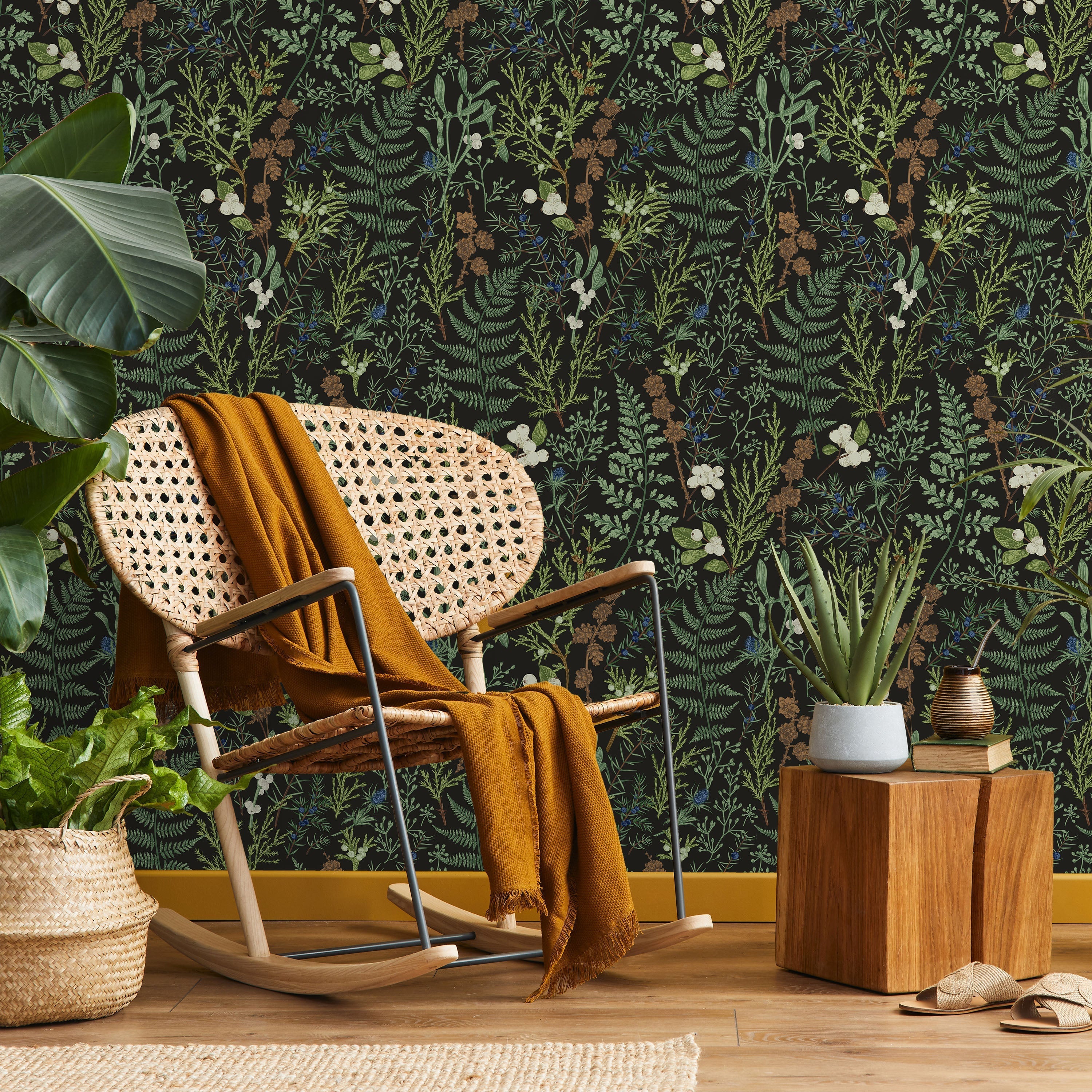 Midnight Tale Peel and Stick Wallpaper, Removable Wallpaper, Traditional Wallpaper | DeccoPrint