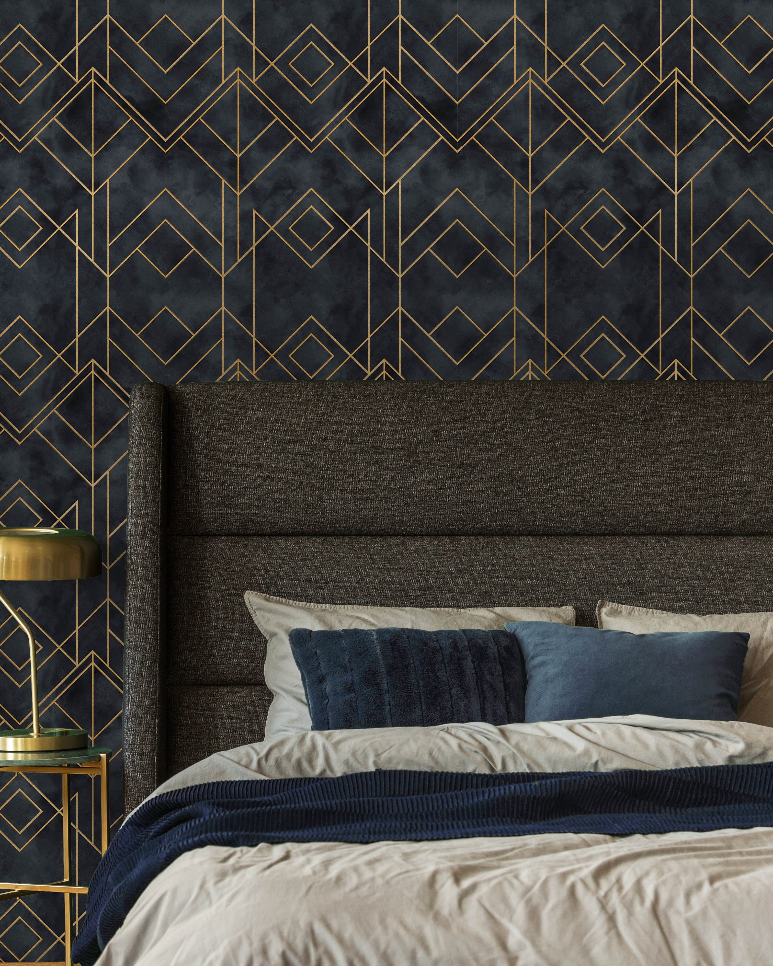 Deco Noir Peel and Stick Wallpaper, Removable Wallpaper, Traditional Wallpaper | DeccoPrint