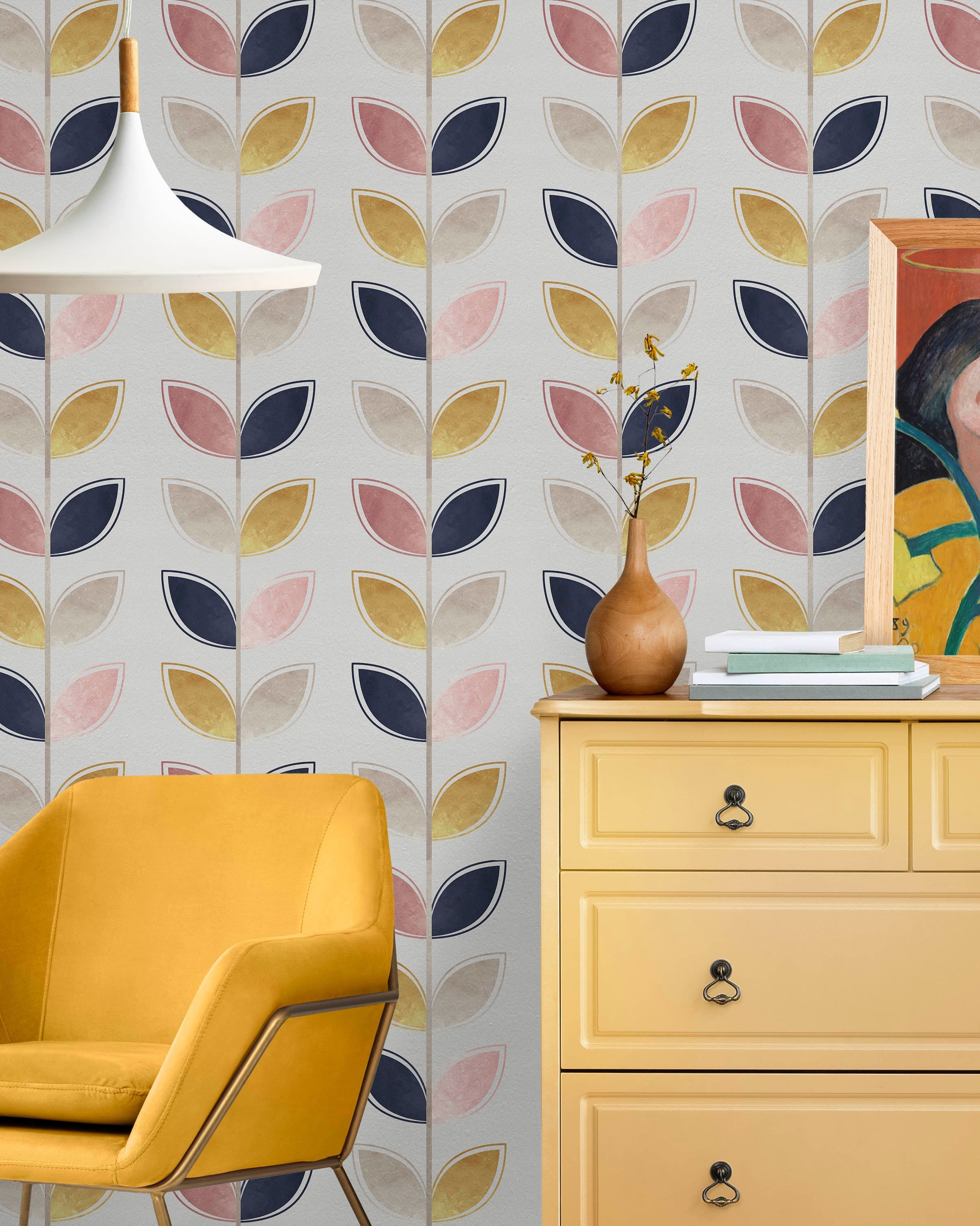 Cute Petals Peel and Stick Wallpaper, Removable Wallpaper, Traditional Wallpaper | DeccoPrint