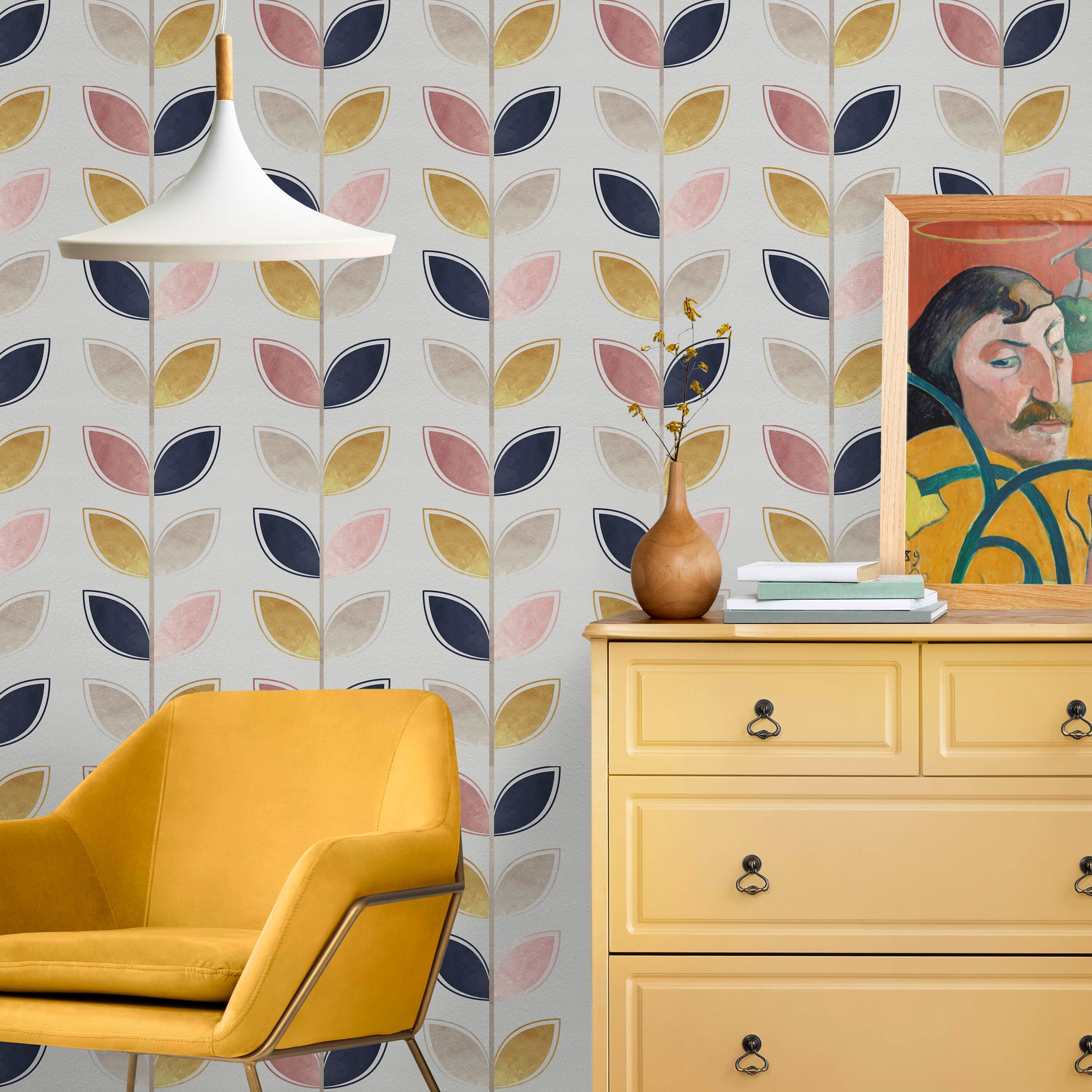 Cute Petals Peel and Stick Wallpaper, Removable Wallpaper, Traditional Wallpaper | DeccoPrint