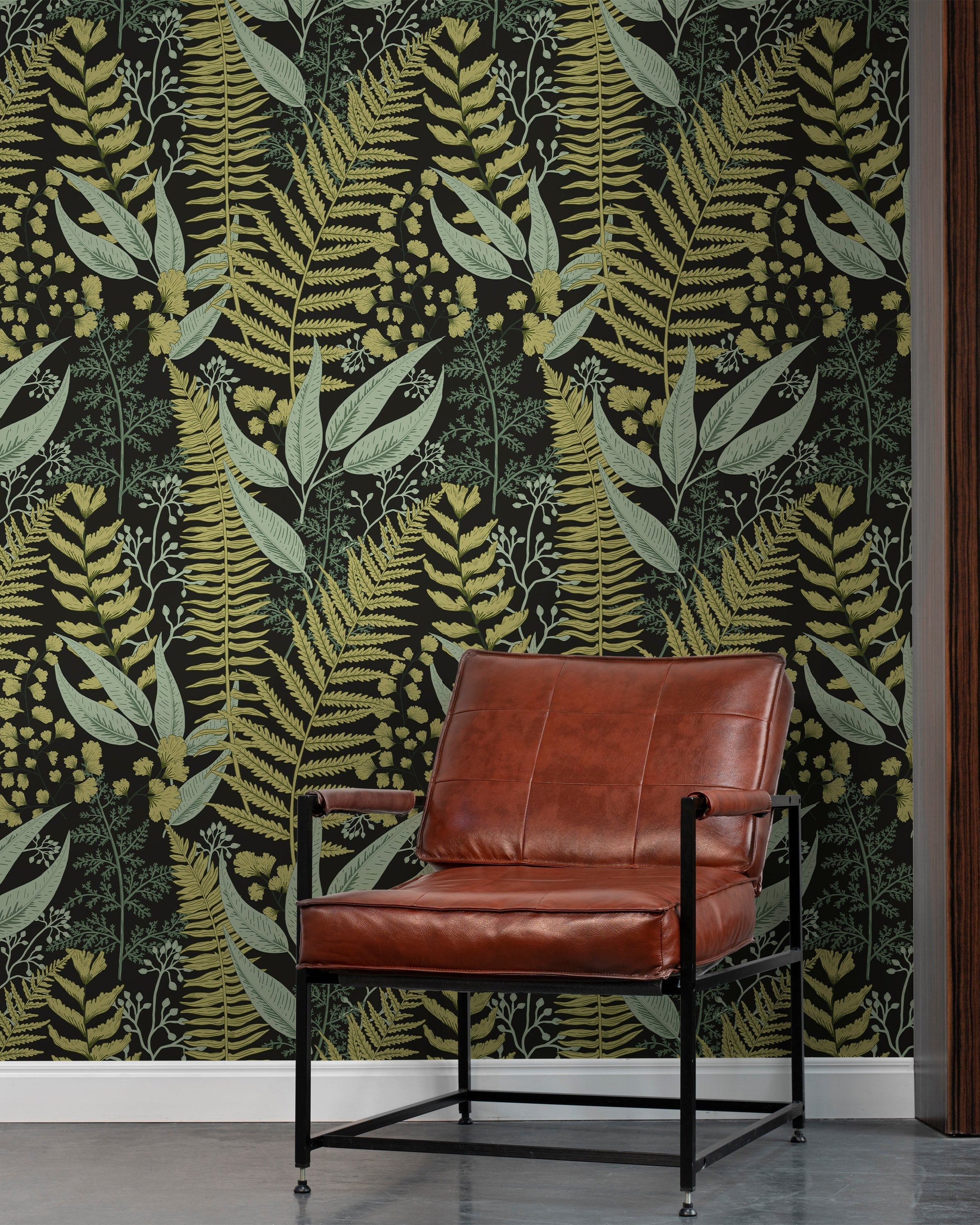 Fern Herbarium Peel and Stick Wallpaper, Removable Wallpaper, Traditional Wallpaper | DeccoPrint