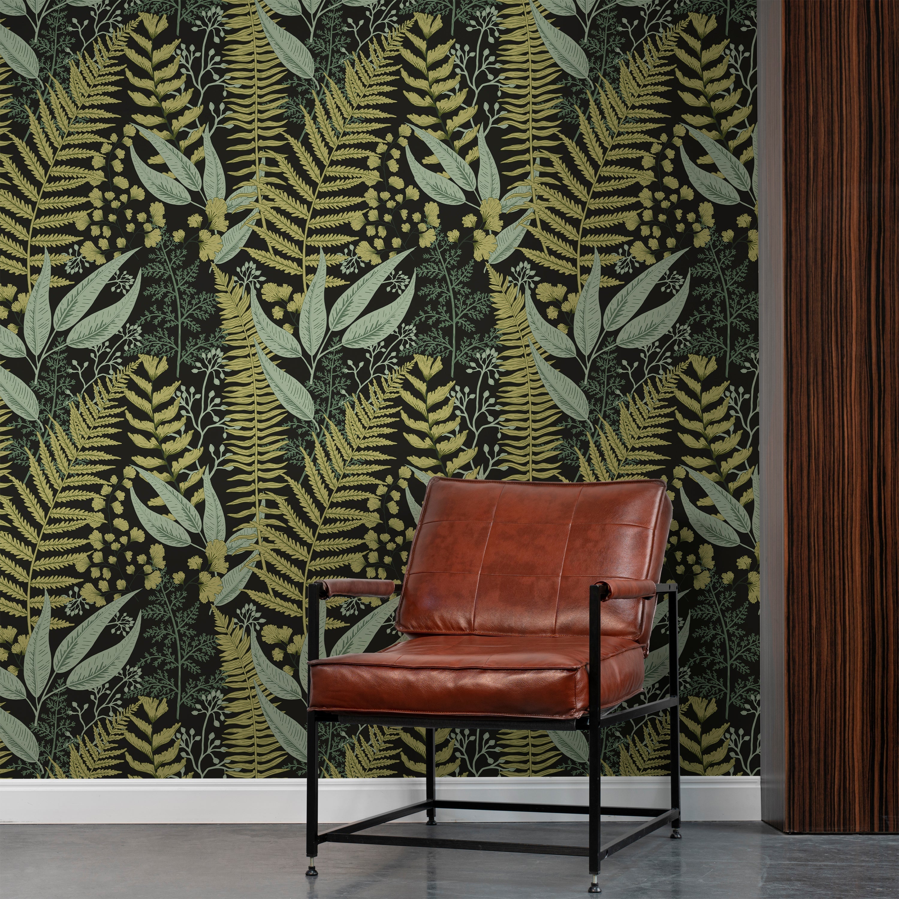 Fern Herbarium Peel and Stick Wallpaper, Removable Wallpaper, Traditional Wallpaper | DeccoPrint