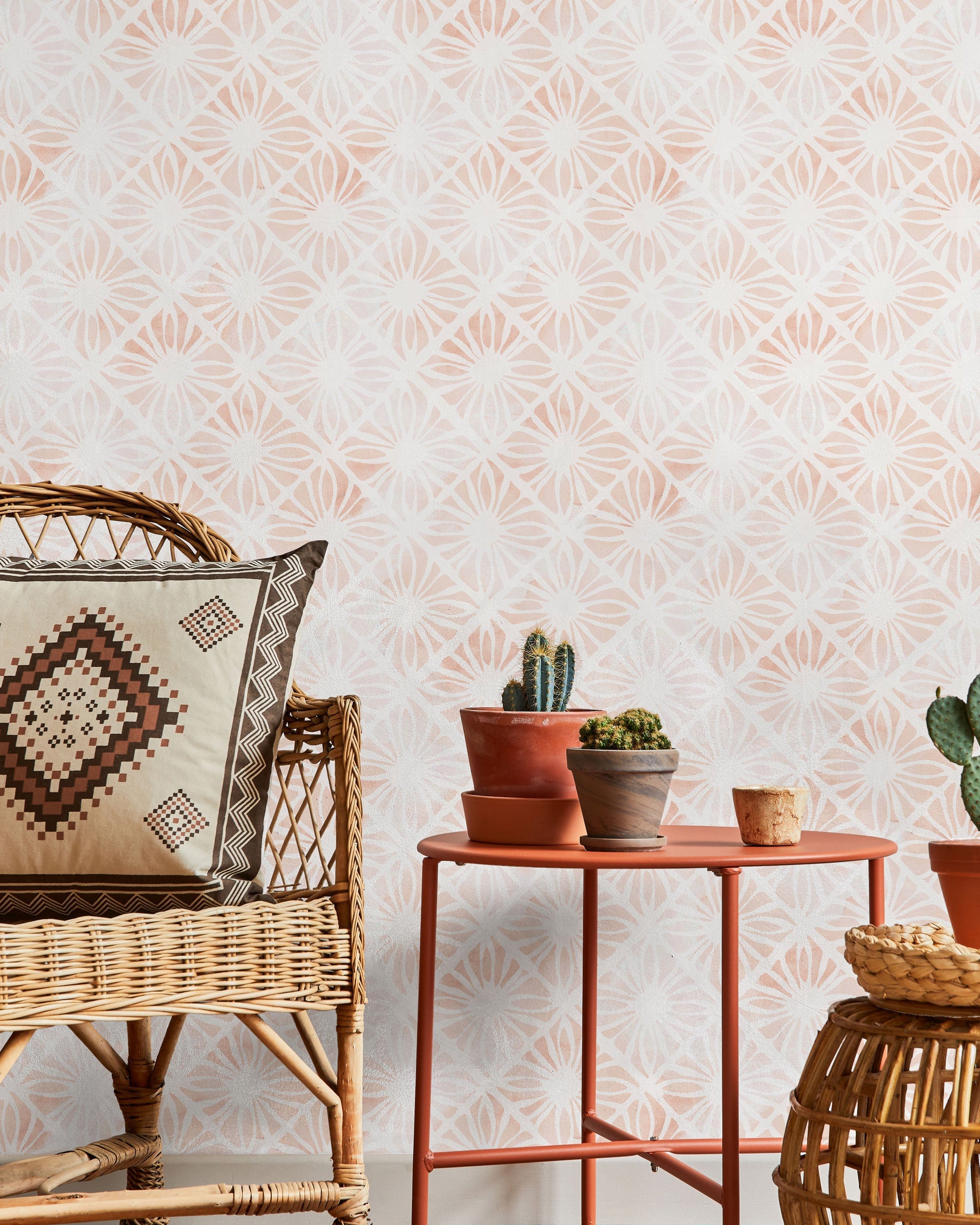 Lotus Peel and Stick Wallpaper, Removable Wallpaper, Traditional Wallpaper | DeccoPrint