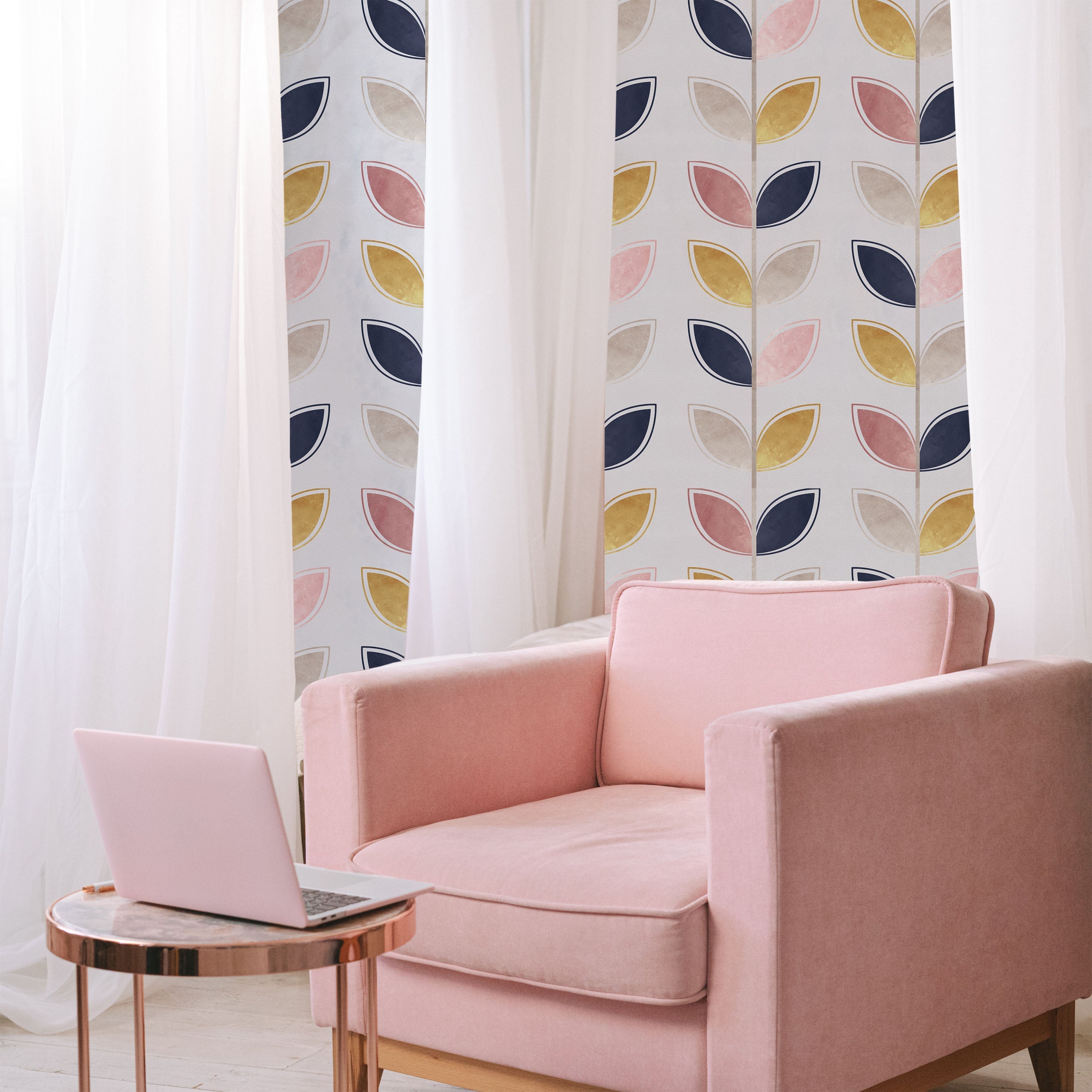 Cute Petals Peel and Stick Wallpaper, Removable Wallpaper, Traditional Wallpaper | DeccoPrint