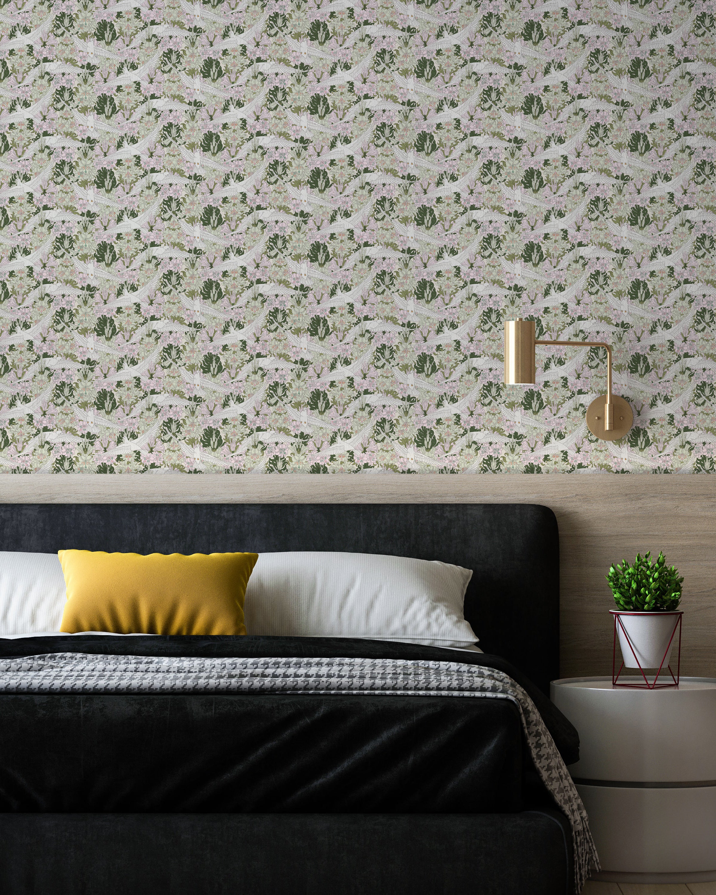 Maurice Pillard Verneuil x Dove and Lilies - Soft Pink | DeccoPrint