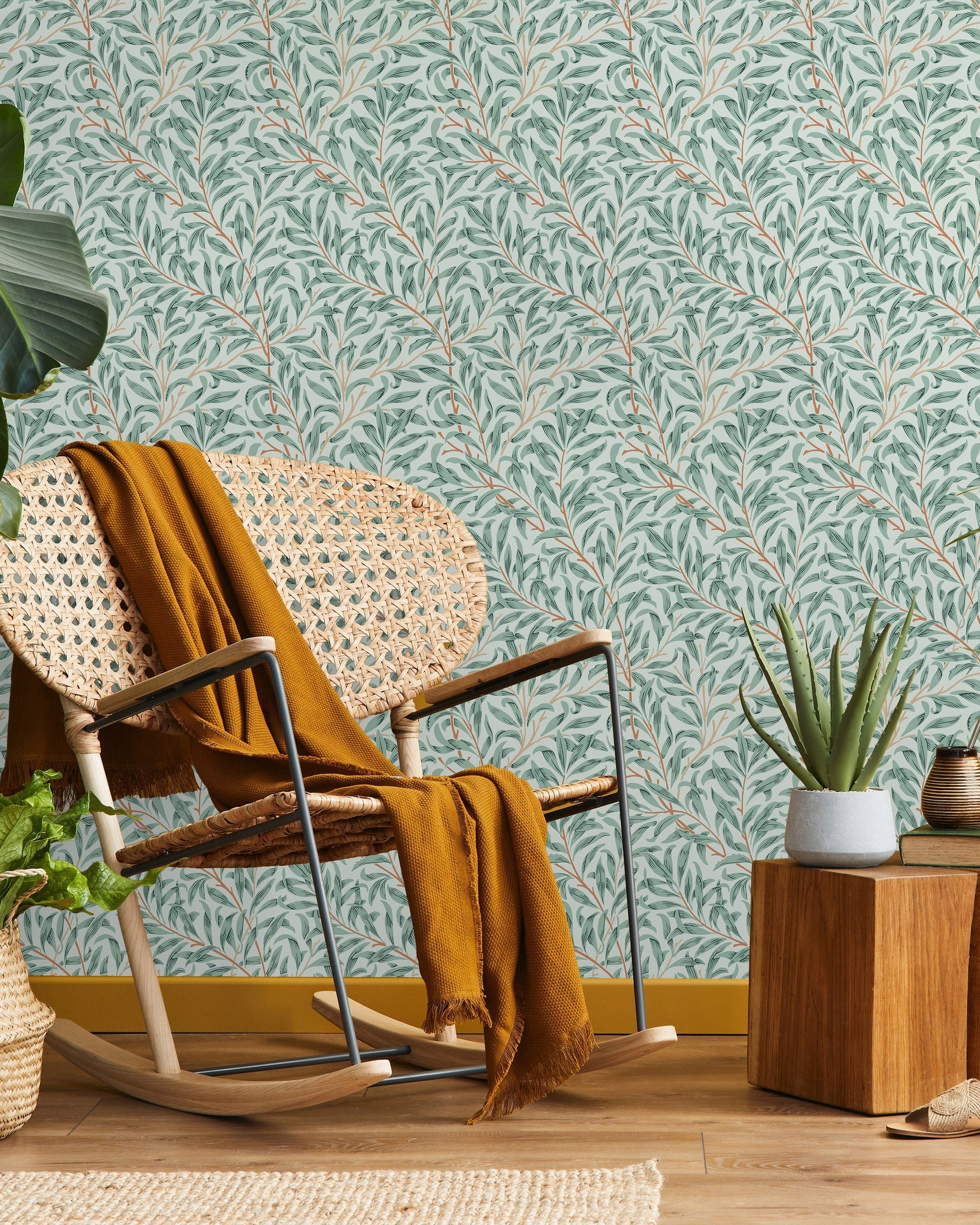 William Morris X Willow Bough Peel and Stick Wallpaper, Removable Wallpaper, Traditional Wallpaper - Cool Spring | DeccoPrint