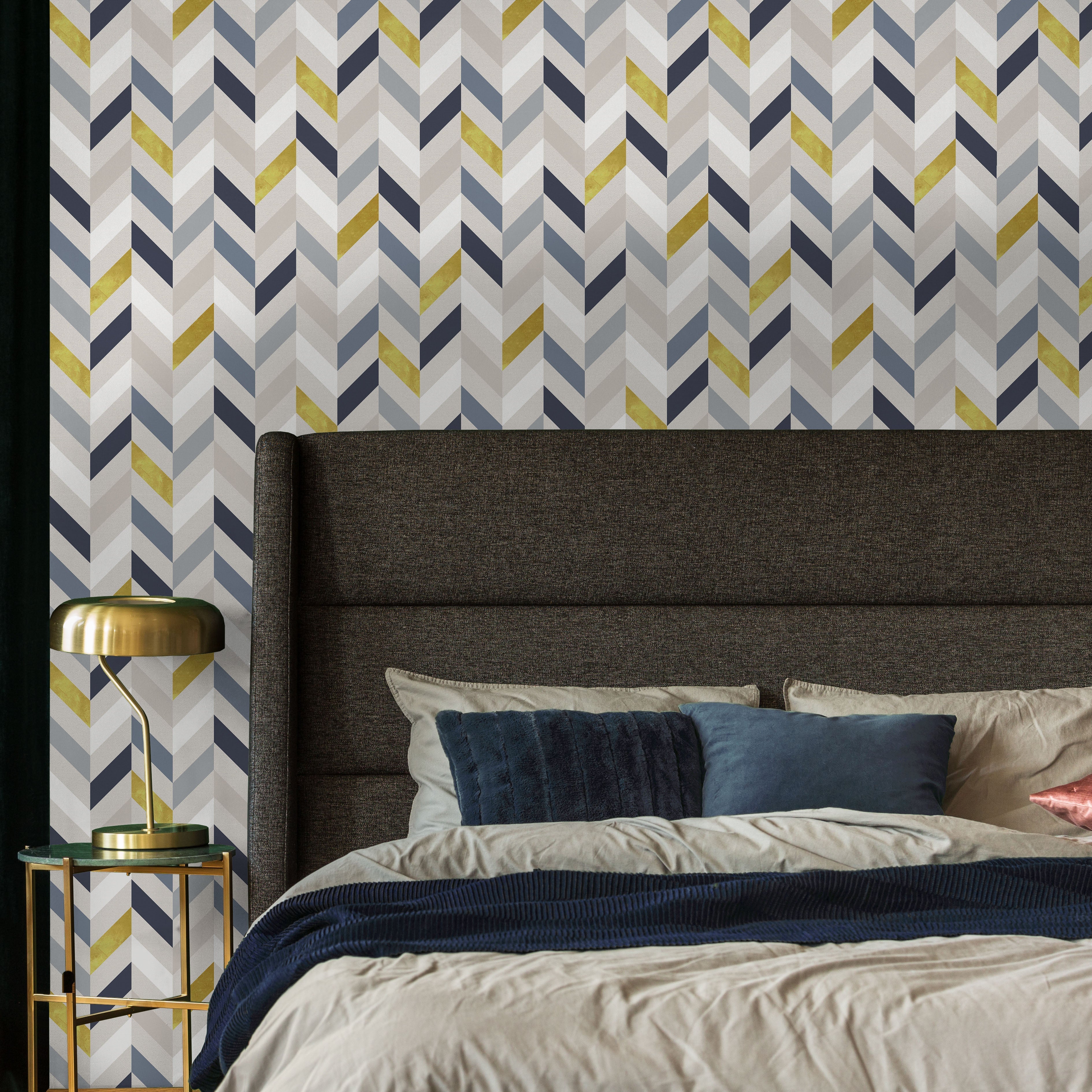 Vertical Ribbons Peel and Stick Wallpaper, Removable Wallpaper, Traditional Wallpaper | DeccoPrint