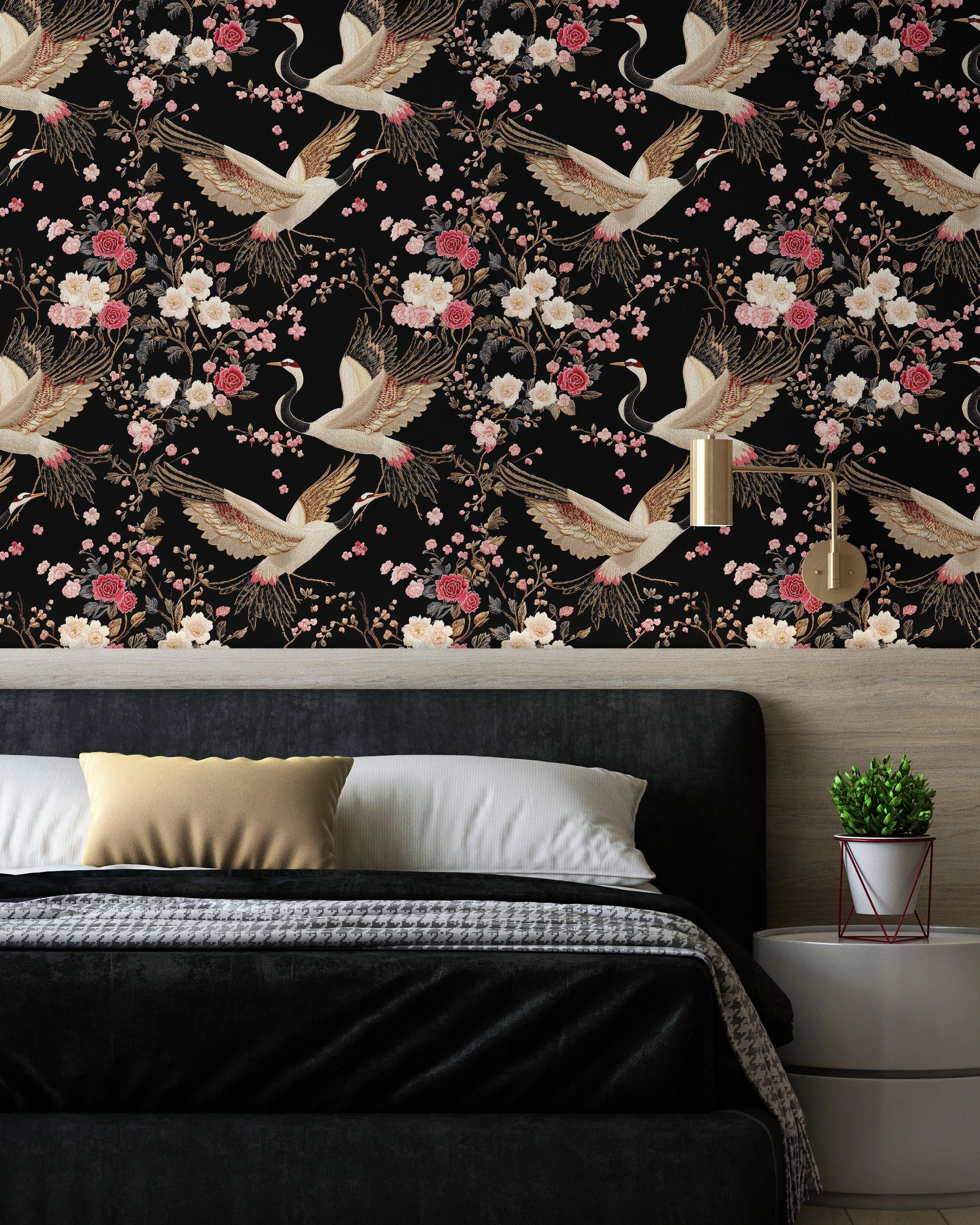 Japanese Tapestry Peel and Stick Wallpaper, Removable Wallpaper, Traditional Wallpaper | DeccoPrint