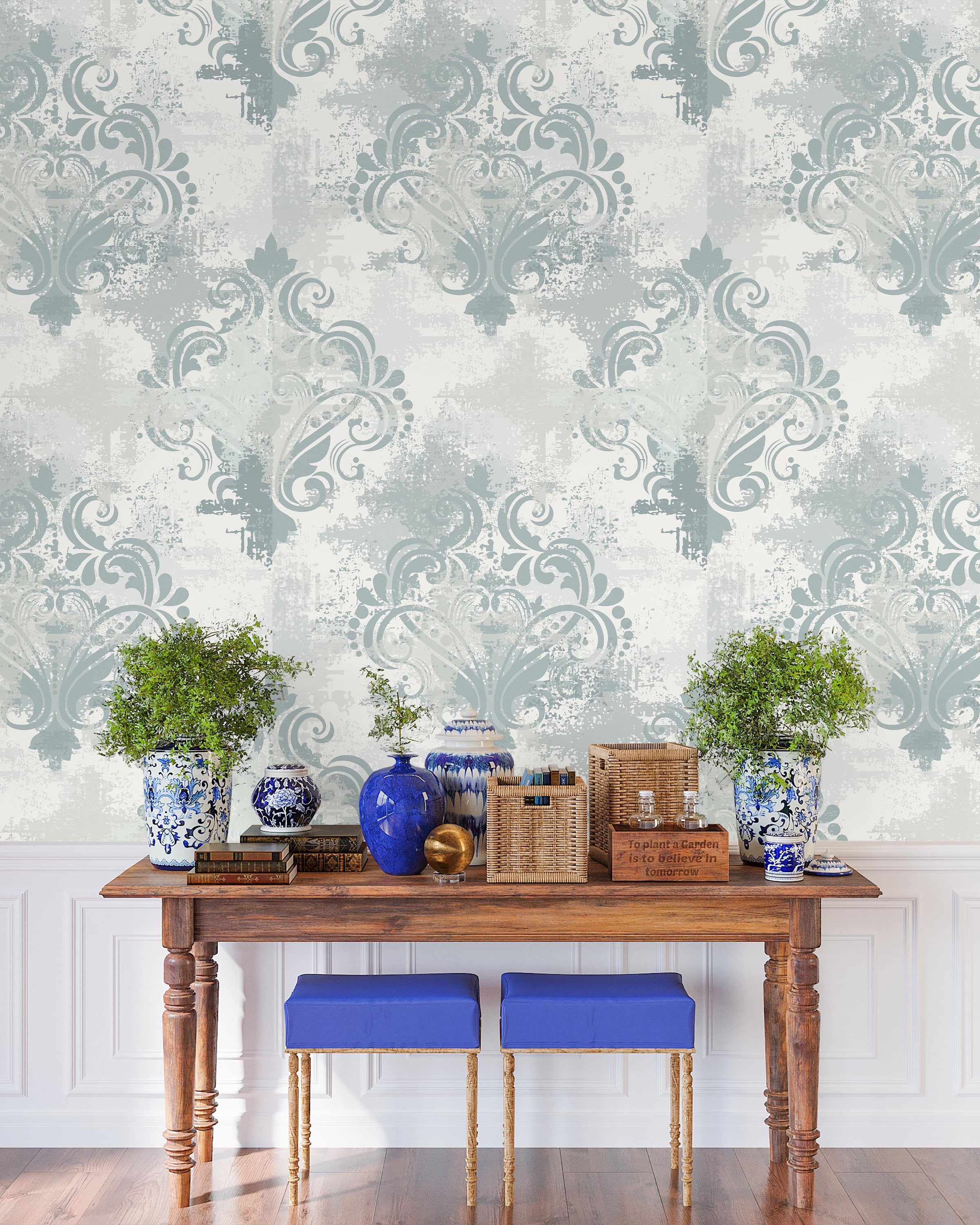 Imperial Rococo Peel and Stick Wallpaper, Removable Wallpaper, Traditional Wallpaper | DeccoPrint
