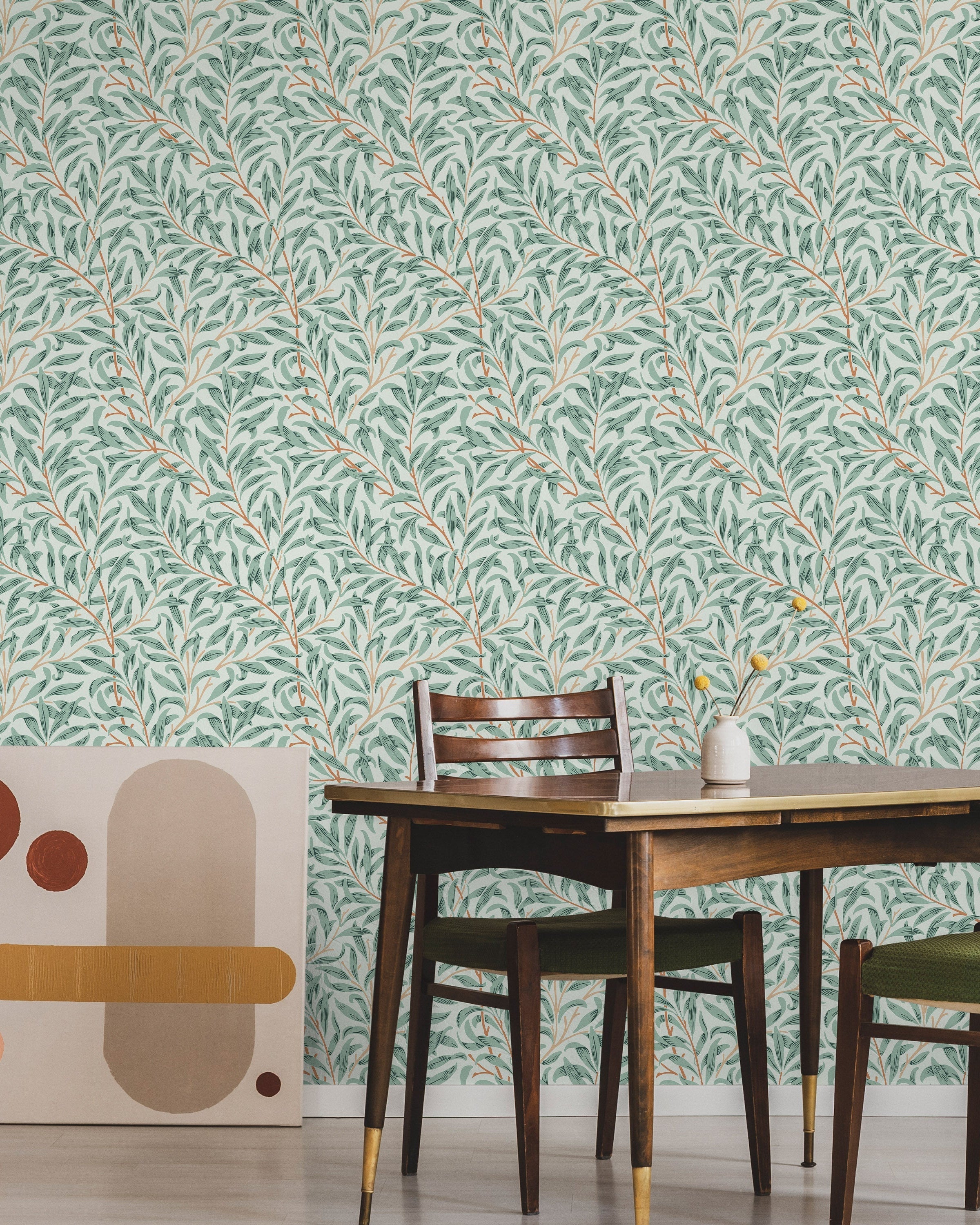 William Morris X Willow Bough Peel and Stick Wallpaper, Removable Wallpaper, Traditional Wallpaper - Cool Spring | DeccoPrint