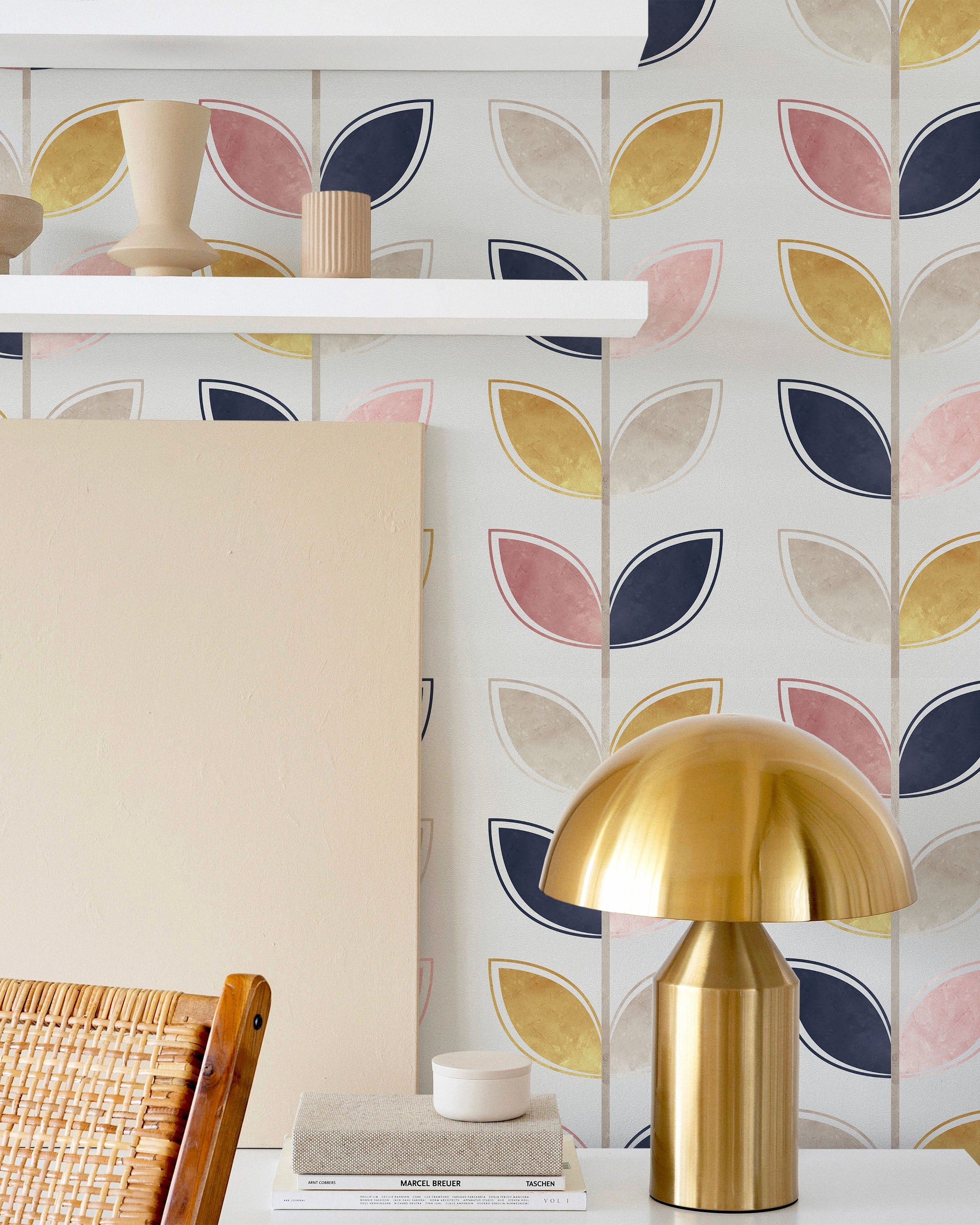 Cute Petals Peel and Stick Wallpaper, Removable Wallpaper, Traditional Wallpaper | DeccoPrint