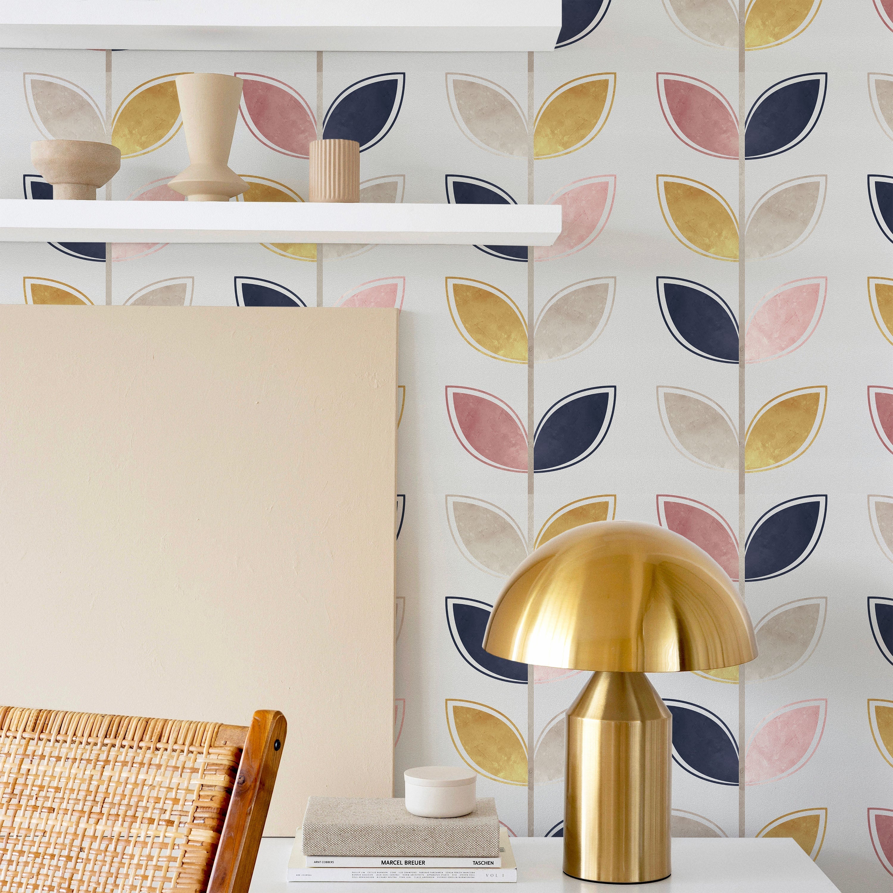 Cute Petals Peel and Stick Wallpaper, Removable Wallpaper, Traditional Wallpaper | DeccoPrint