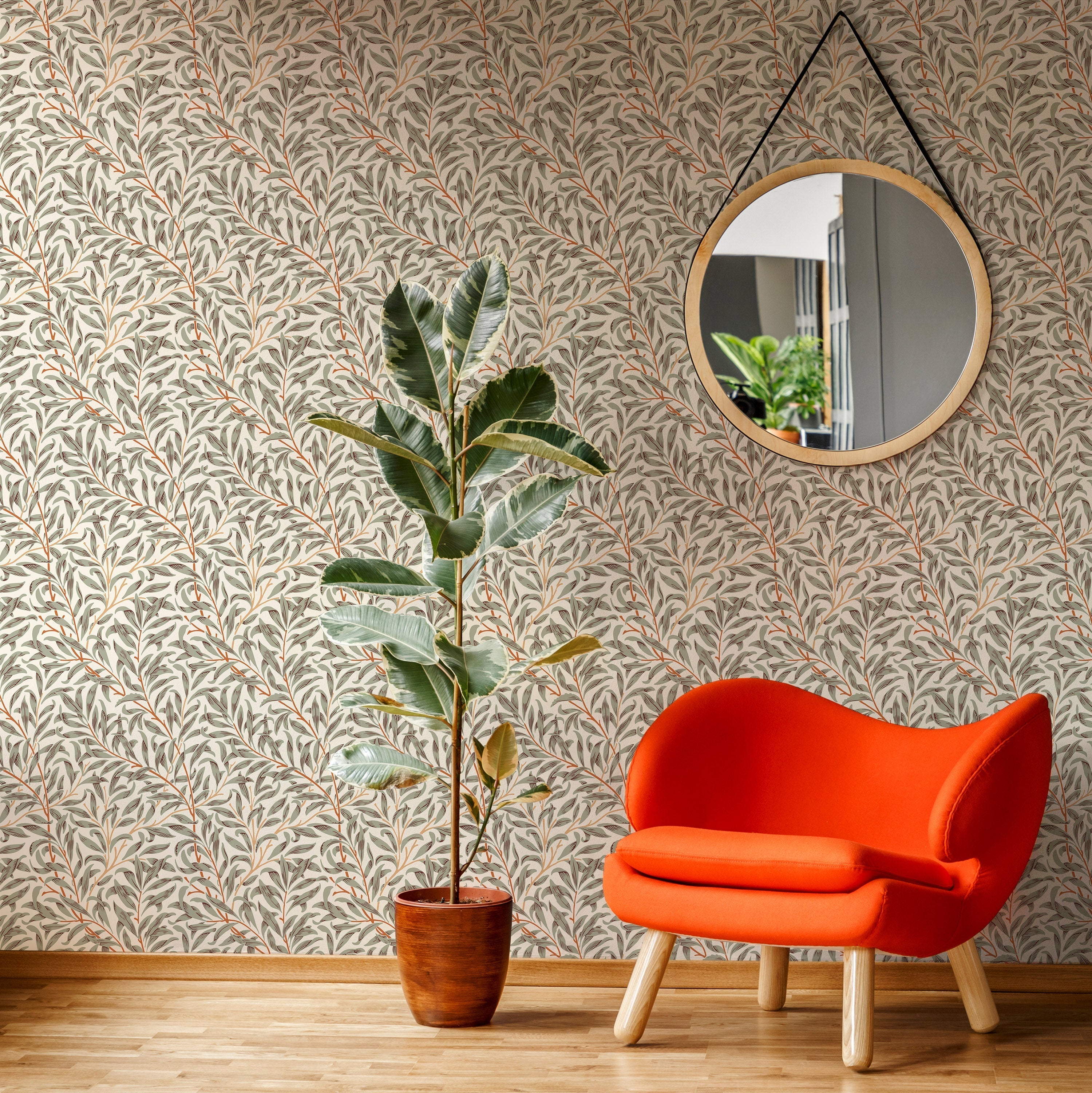 William Morris X Willow Bough Peel and Stick Wallpaper, Removable Wallpaper, Traditional Wallpaper - Sunset Fields | DeccoPrint