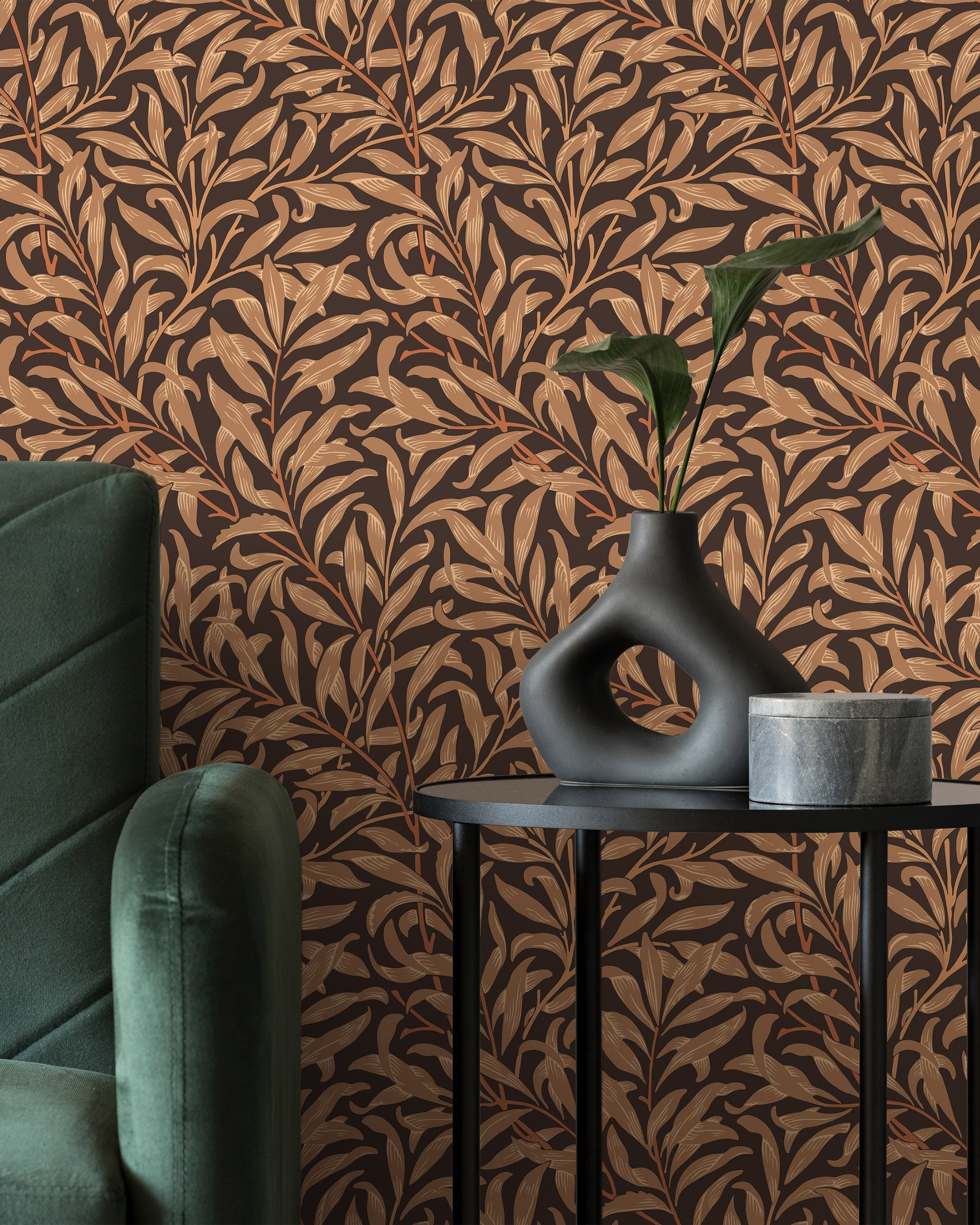William Morris X Willow Bough Peel and Stick Wallpaper, Removable Wallpaper, Traditional Wallpaper - Autumn | DeccoPrint