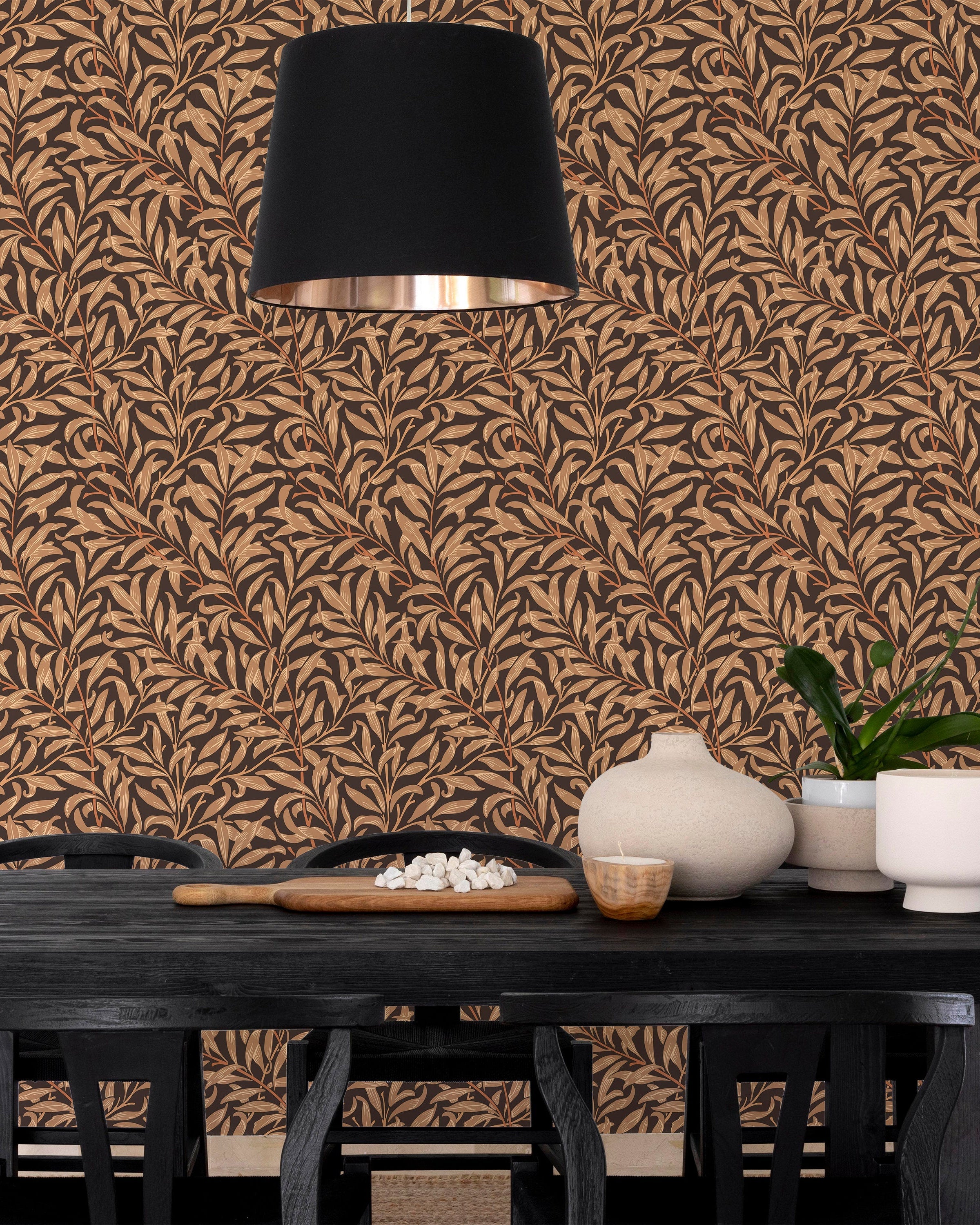 William Morris X Willow Bough Peel and Stick Wallpaper, Removable Wallpaper, Traditional Wallpaper - Autumn | DeccoPrint