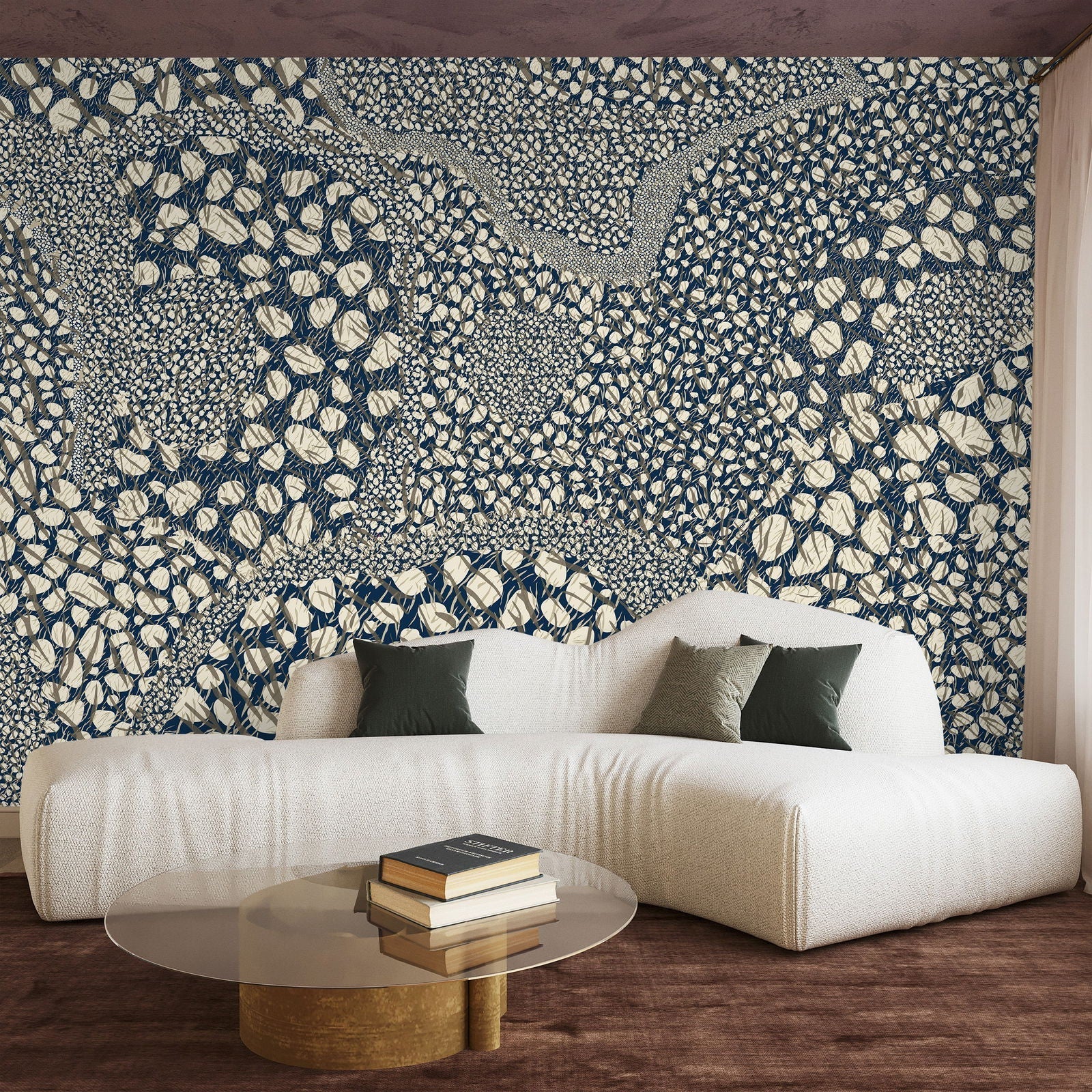 Abstract Pattern Mural Peel and Stick Wallpaper, Removable Wallpaper, Traditional Wallpaper | DeccoPrint
