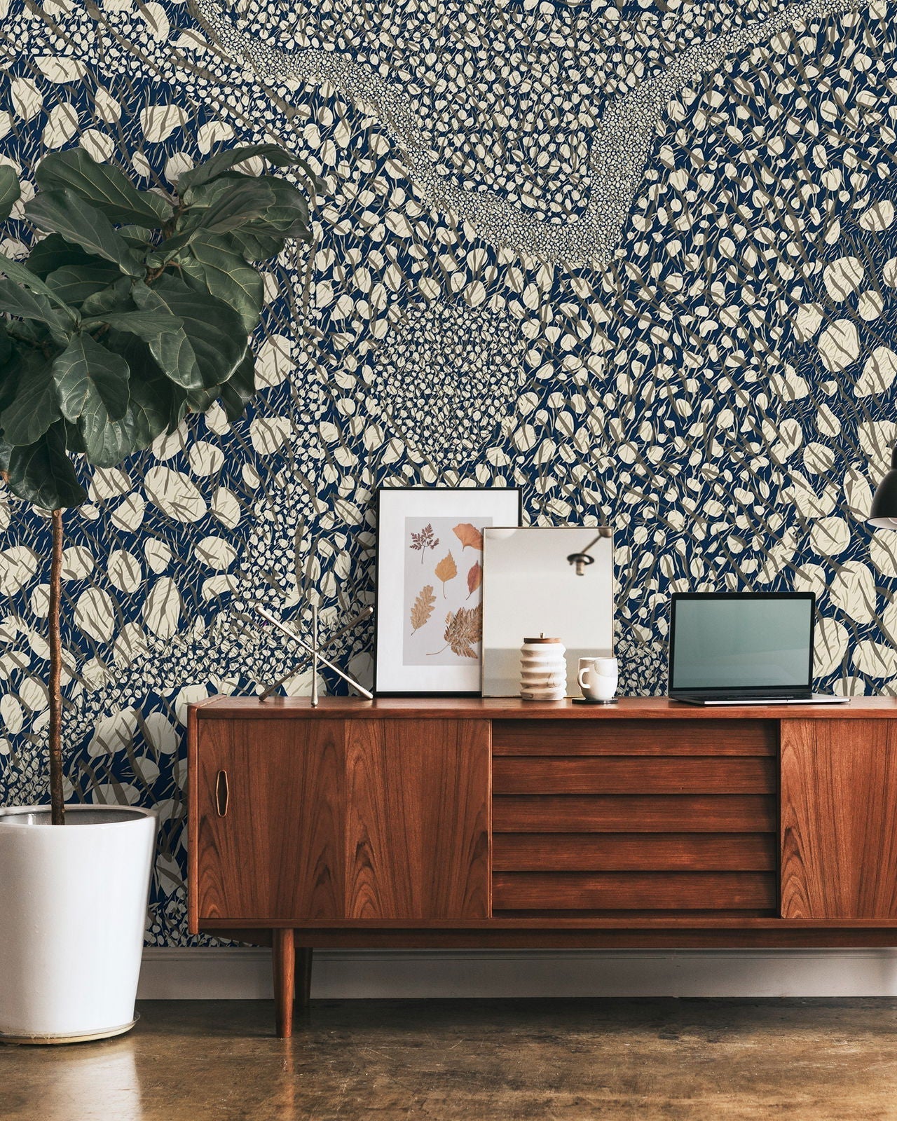 Abstract Pattern Mural Peel and Stick Wallpaper, Removable Wallpaper, Traditional Wallpaper | DeccoPrint