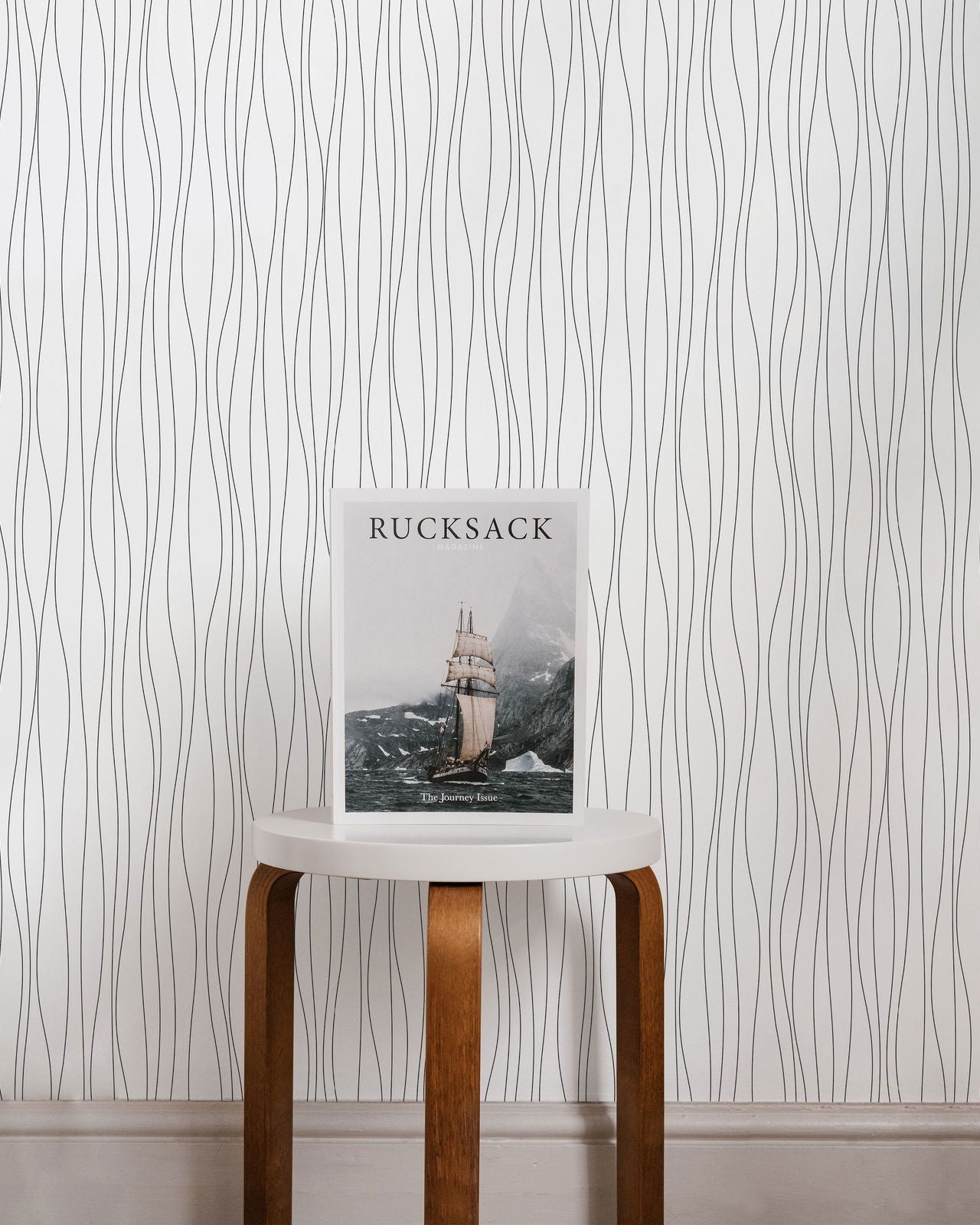 Abstract Waves Peel and Stick Wallpaper, Removable Wallpaper, Traditional Wallpaper | DeccoPrint