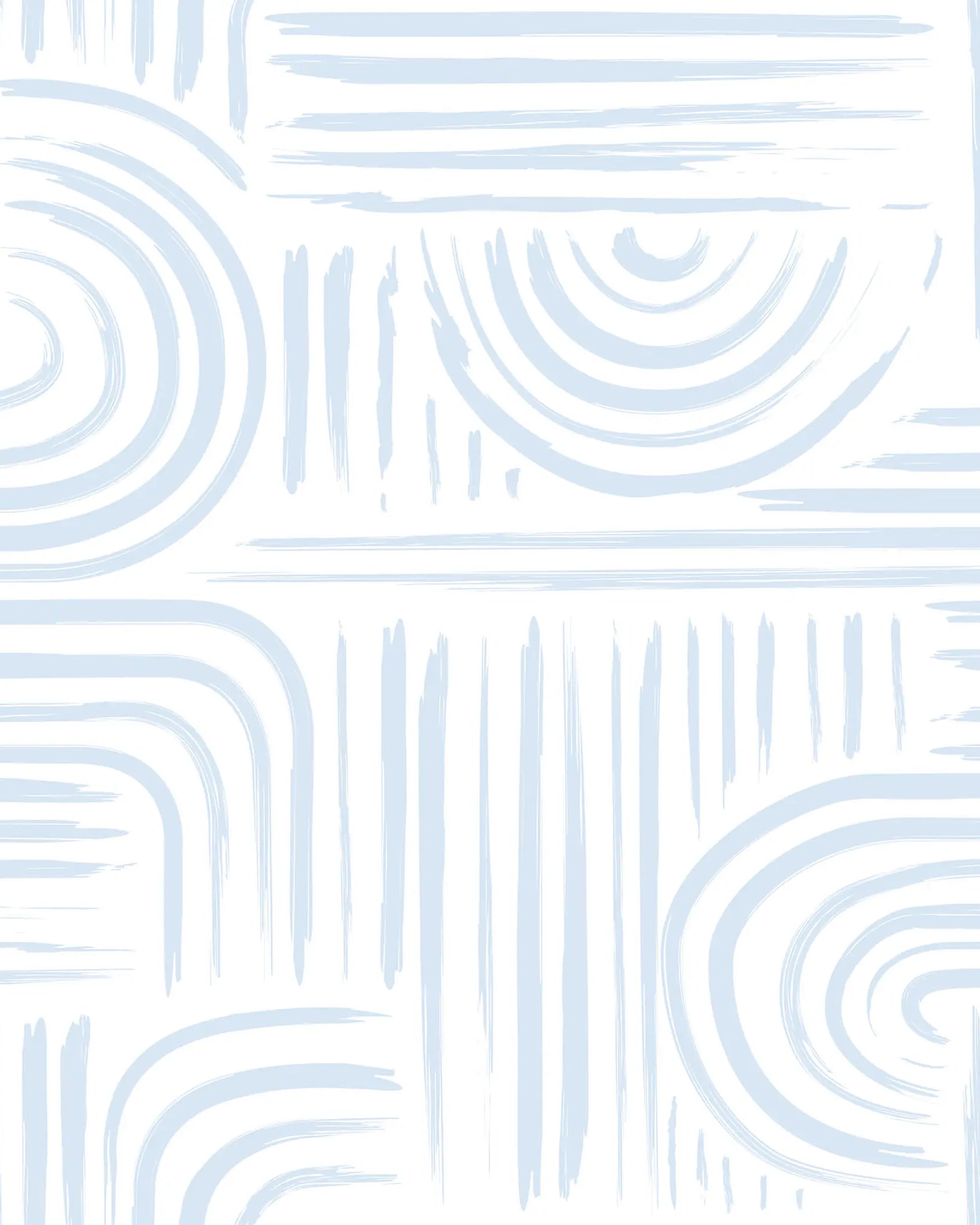 Abstract pattern of blue lines on a white background