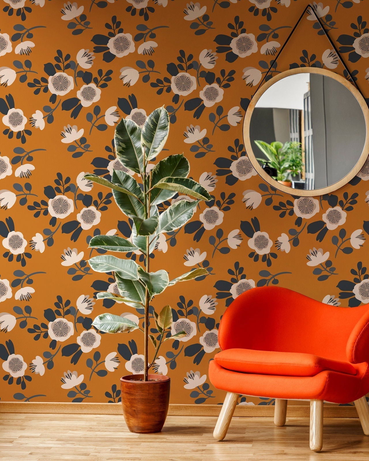 Botanical Gardens Peel and Stick Wallpaper, Removable Wallpaper, Traditional Wallpaper | DeccoPrint