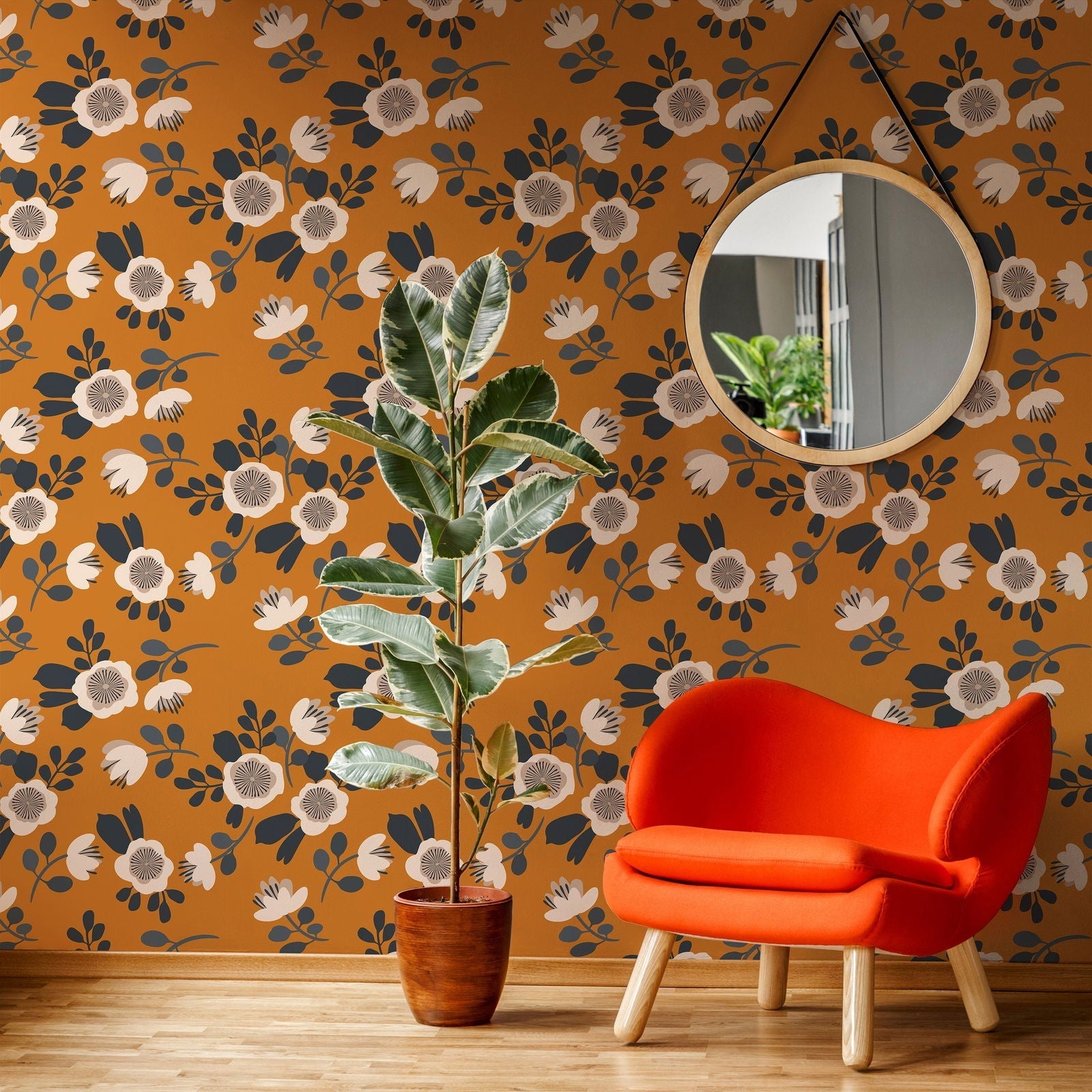 Botanical Gardens Peel and Stick Wallpaper, Removable Wallpaper, Traditional Wallpaper | DeccoPrint