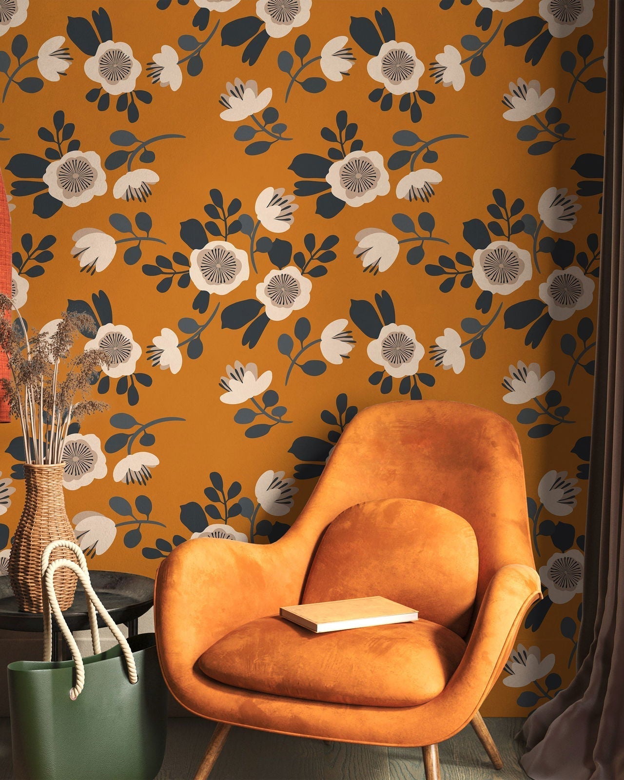 Botanical Gardens Peel and Stick Wallpaper, Removable Wallpaper, Traditional Wallpaper | DeccoPrint