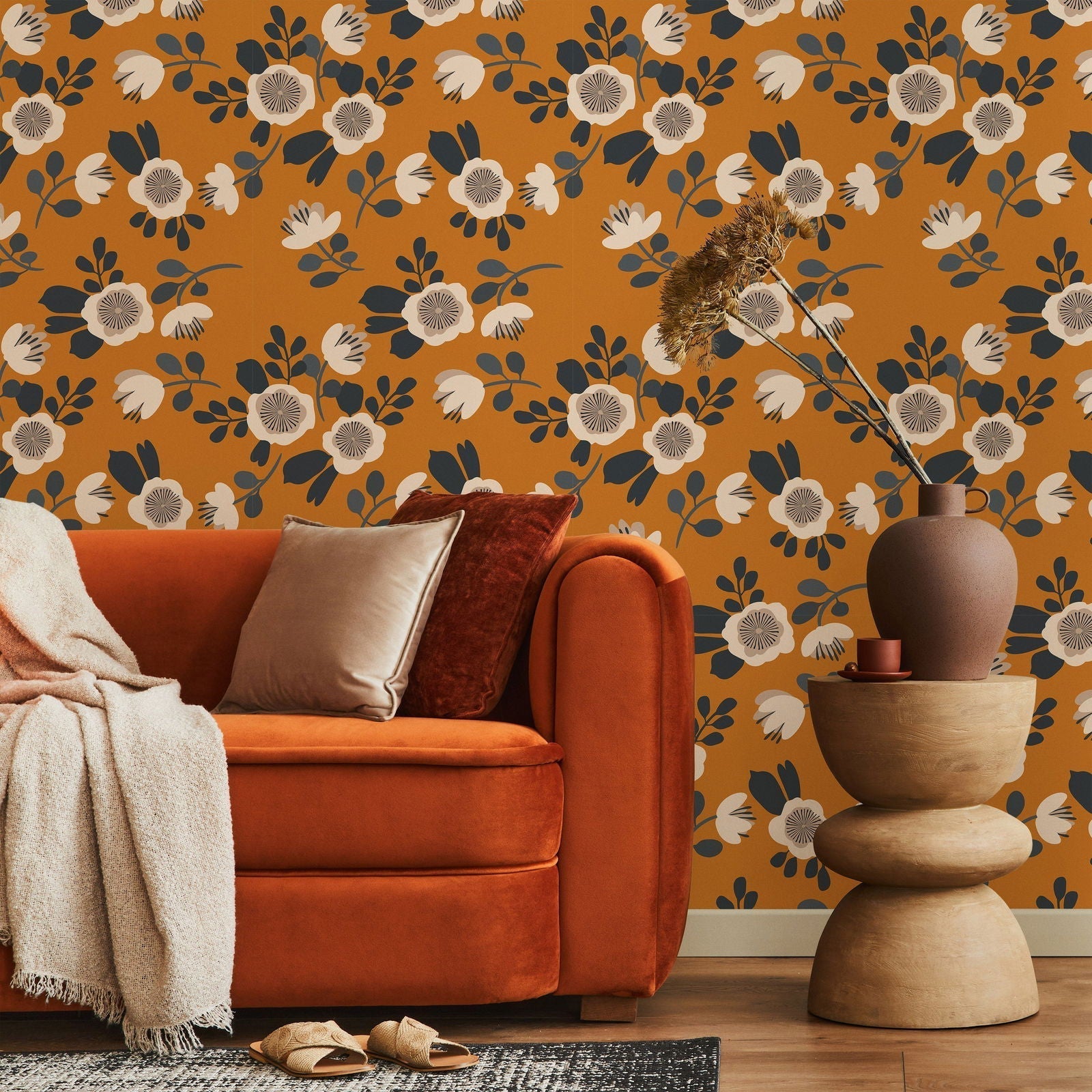 Botanical Gardens Peel and Stick Wallpaper, Removable Wallpaper, Traditional Wallpaper | DeccoPrint