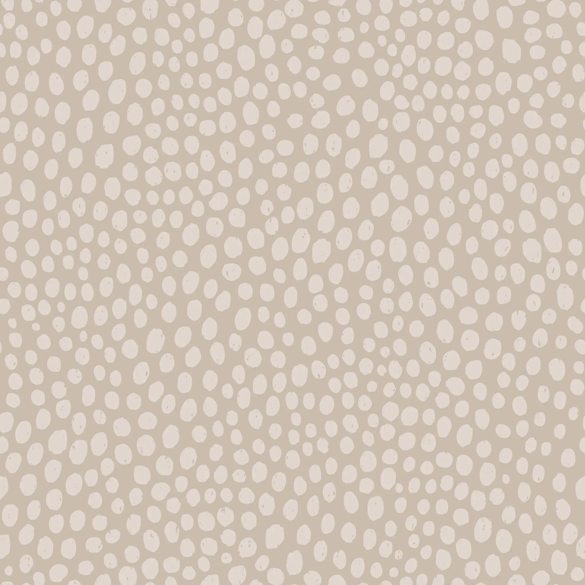 Cheetah skin pattern with small white dots on a beige background