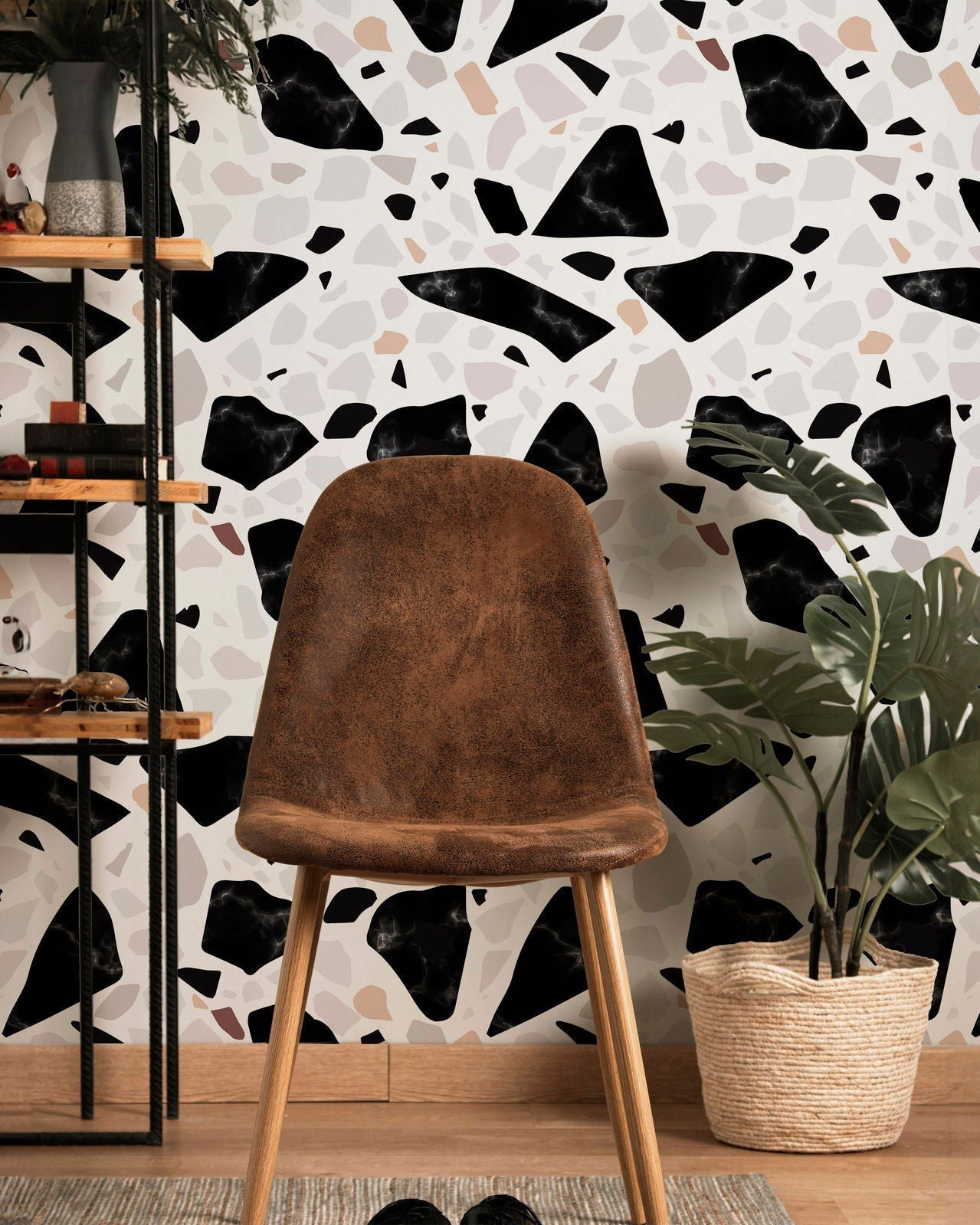 Chips of Marble Peel and Stick Wallpaper, Removable Wallpaper, Traditional Wallpaper | DeccoPrint