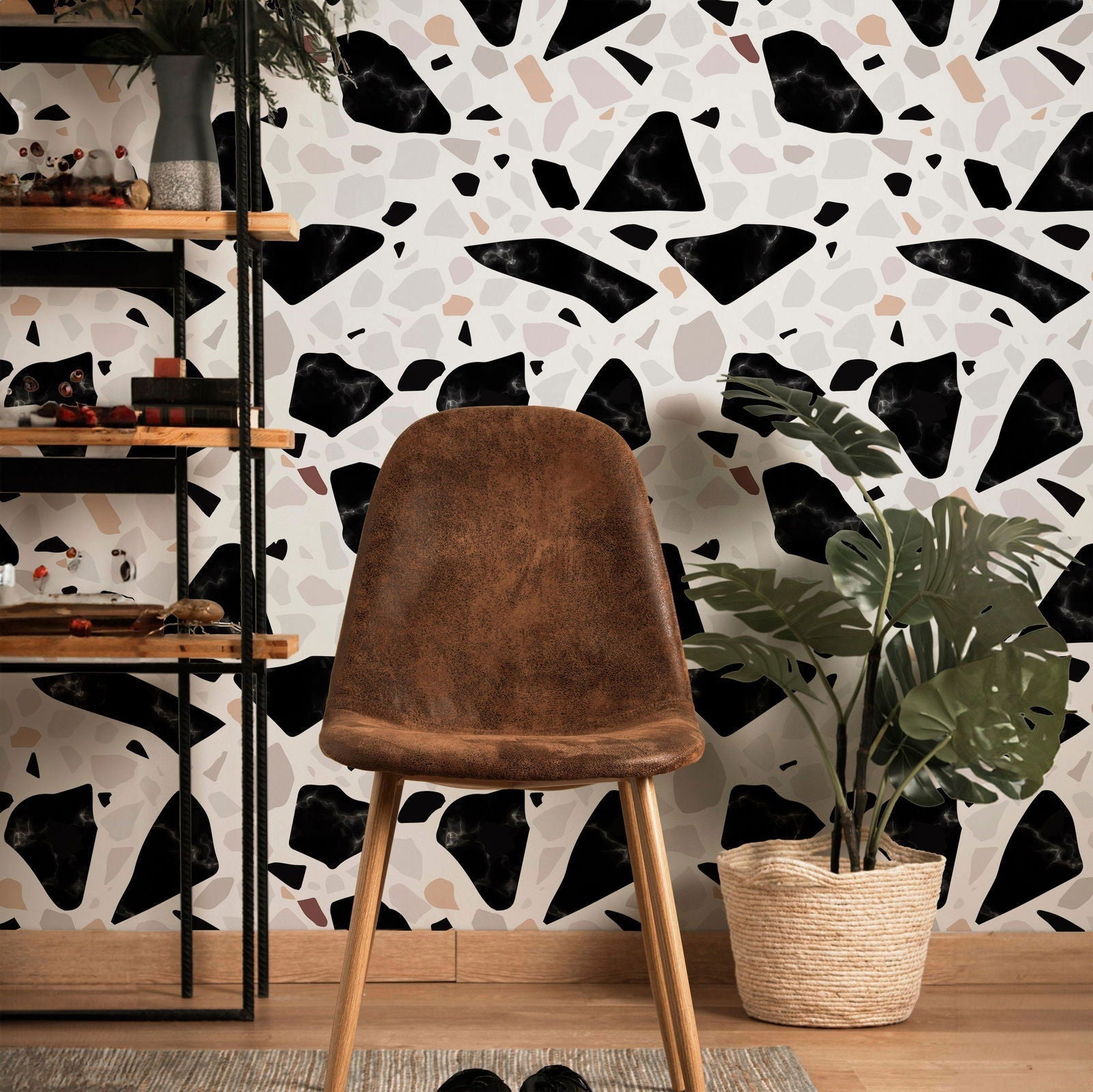 Chips of Marble Peel and Stick Wallpaper, Removable Wallpaper, Traditional Wallpaper | DeccoPrint