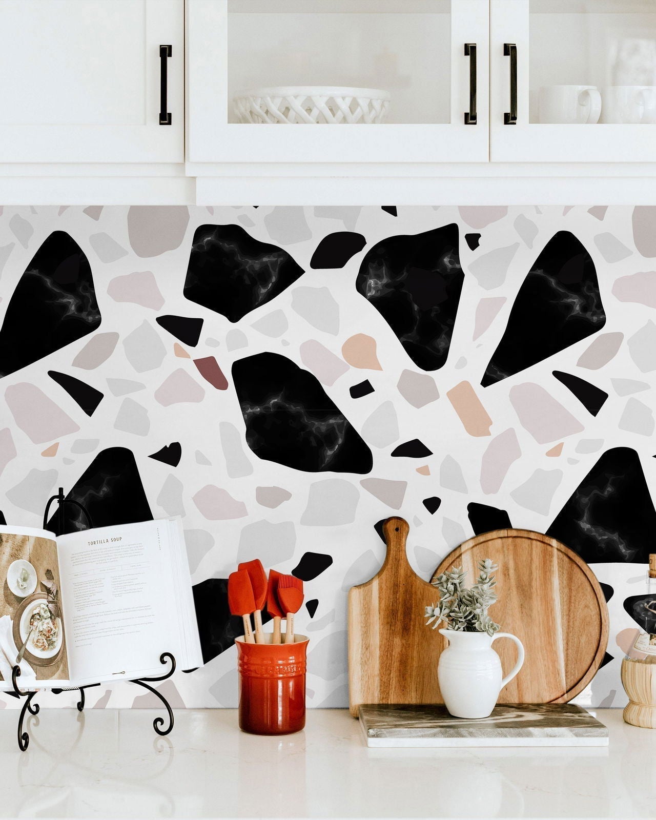 Chips of Marble Peel and Stick Wallpaper, Removable Wallpaper, Traditional Wallpaper | DeccoPrint