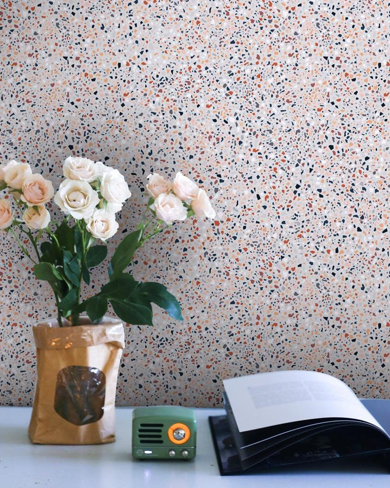 Chips of Quartz Peel and Stick Wallpaper, Removable Wallpaper, Traditional Wallpaper | DeccoPrint