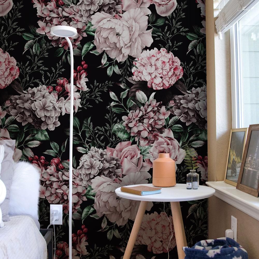 Classic Flowers Peel and Stick Wallpaper, Removable Wallpaper, Traditional Wallpaper | DeccoPrint