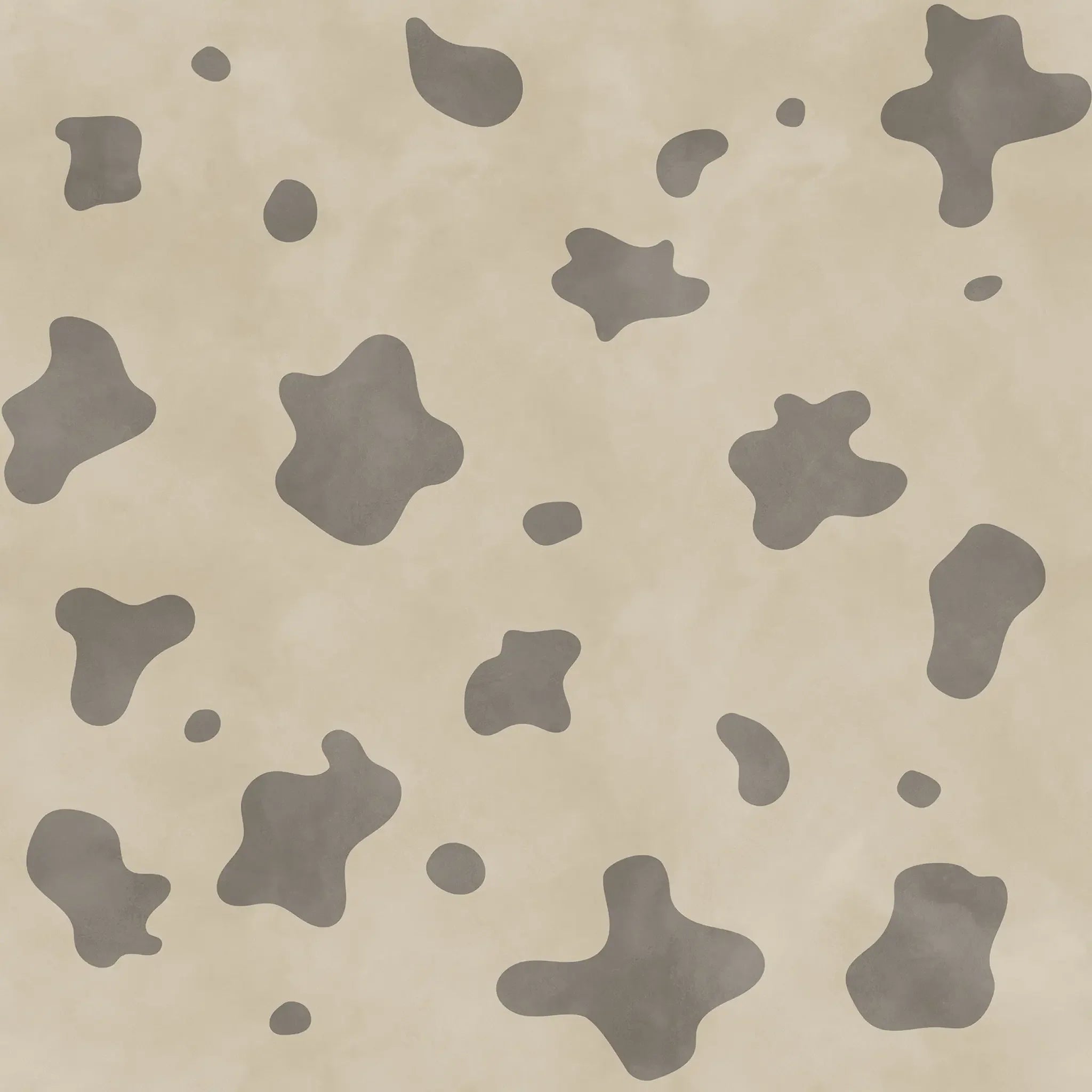 Pattern of gray abstract shapes on a beige background