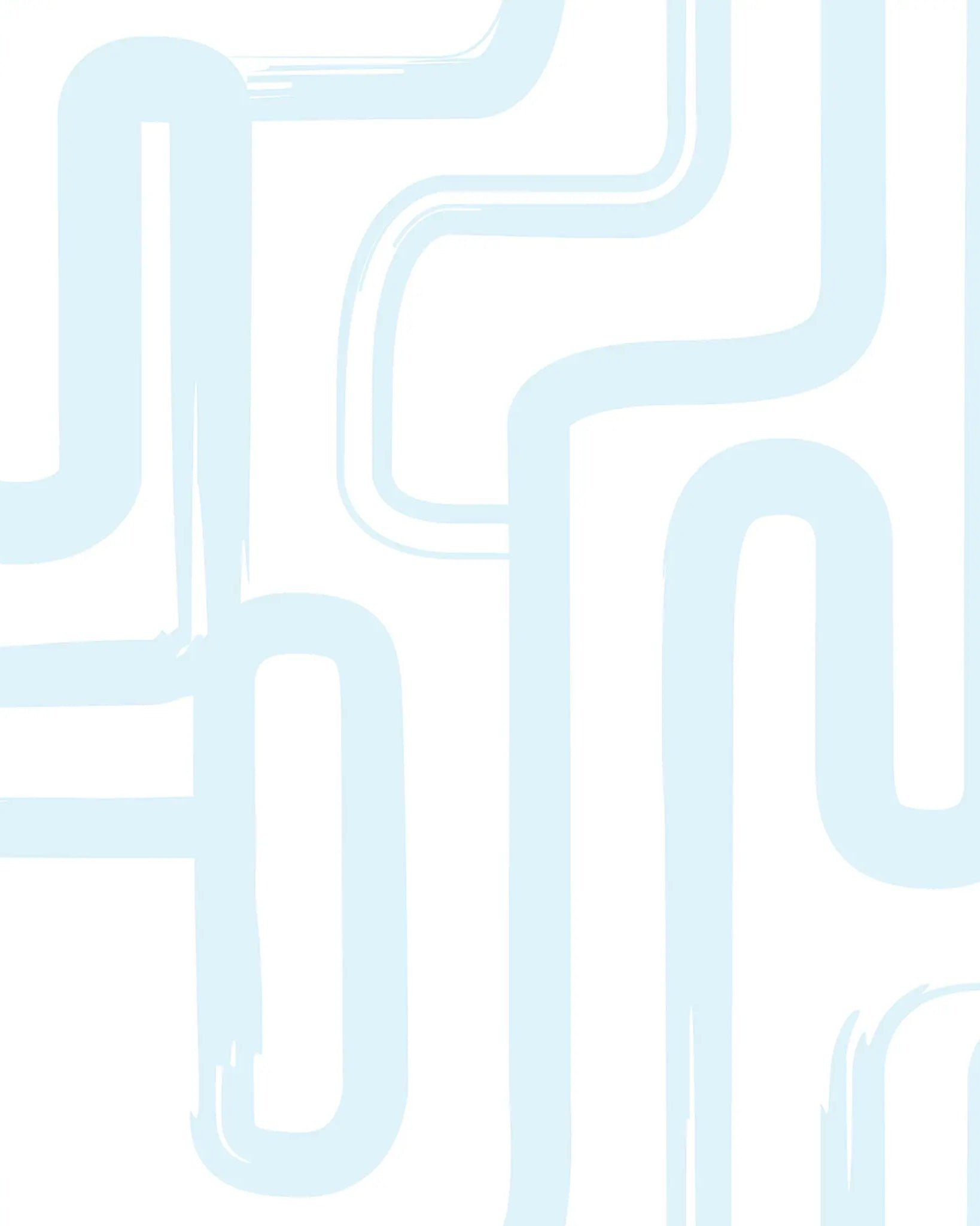 Light blue geometric pattern on a white background