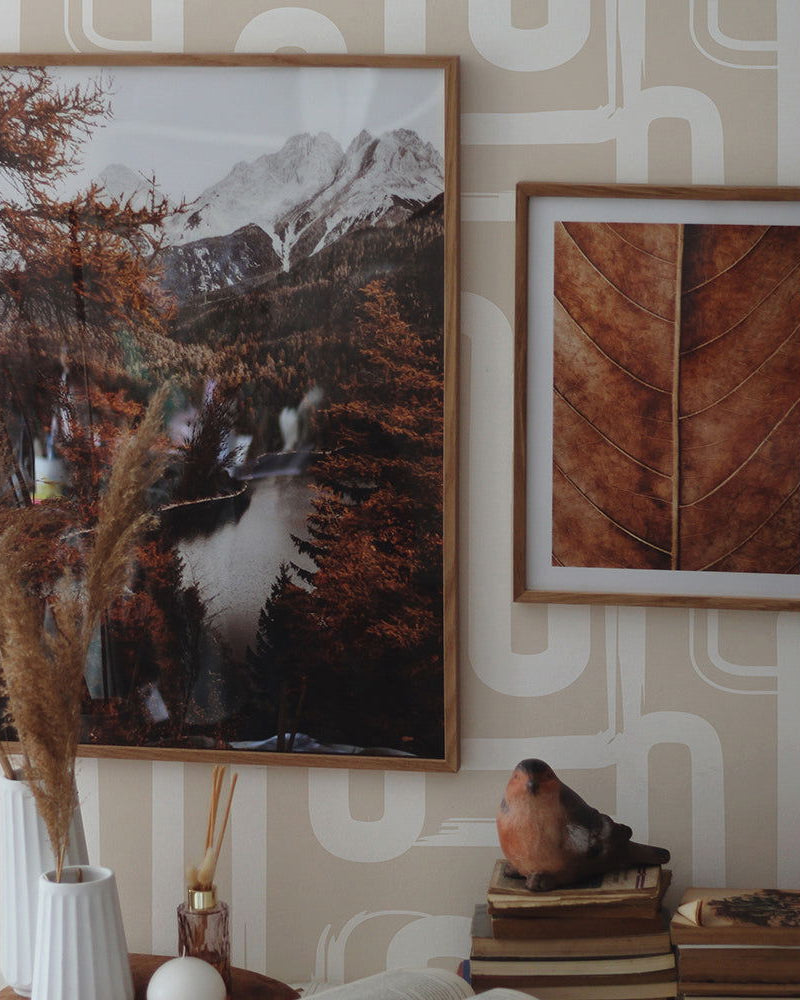 Curved Lines Peel and Stick Wallpaper, Removable Wallpaper, Traditional Wallpaper - White | DeccoPrint