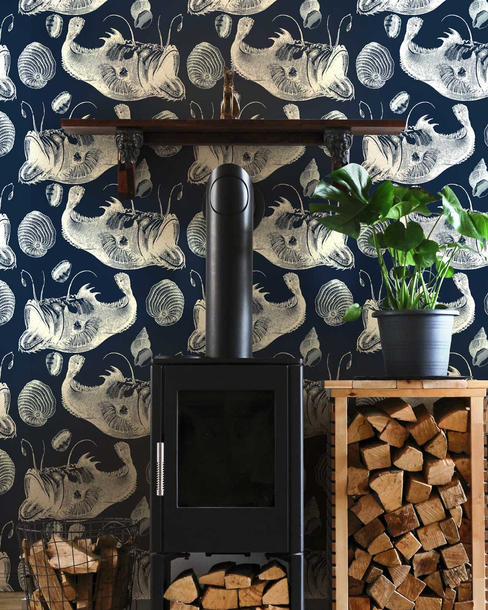 Deep-Sea Peel and Stick Wallpaper, Removable Wallpaper, Traditional Wallpaper | DeccoPrint