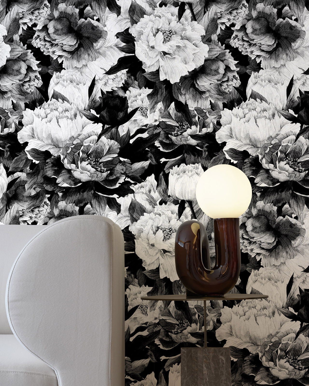 Dense Flowerfield Peel and Stick Wallpaper, Removable Wallpaper, Traditional Wallpaper | DeccoPrint