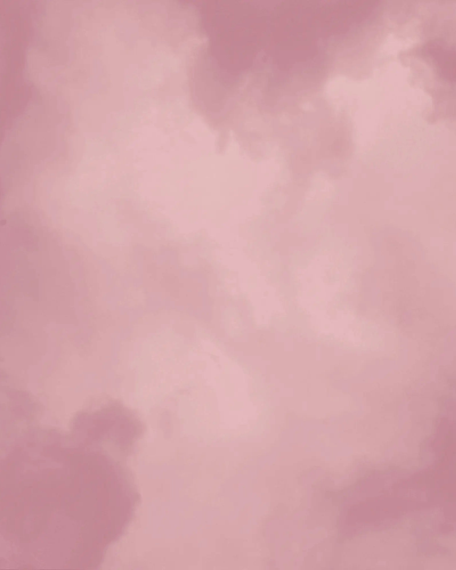 Pink textured cloud mural