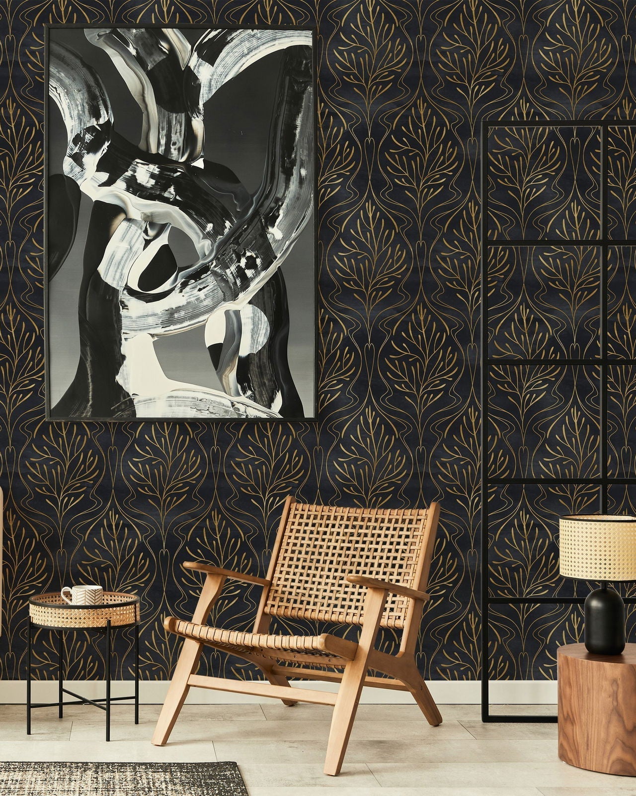 Elegant Foliage Peel and Stick Wallpaper, Removable Wallpaper, Traditional Wallpaper | DeccoPrint