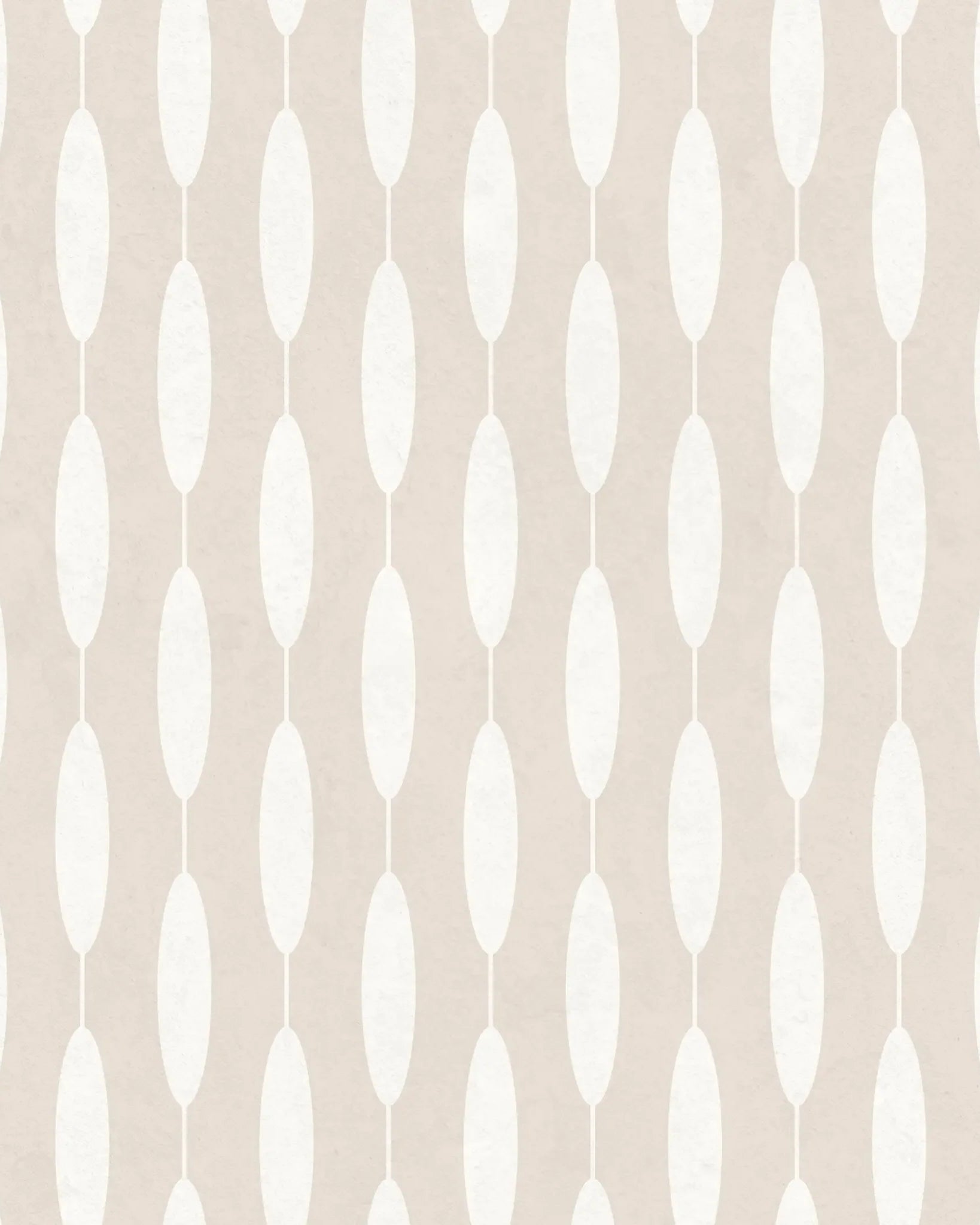 Oval geometric pattern on a beige background