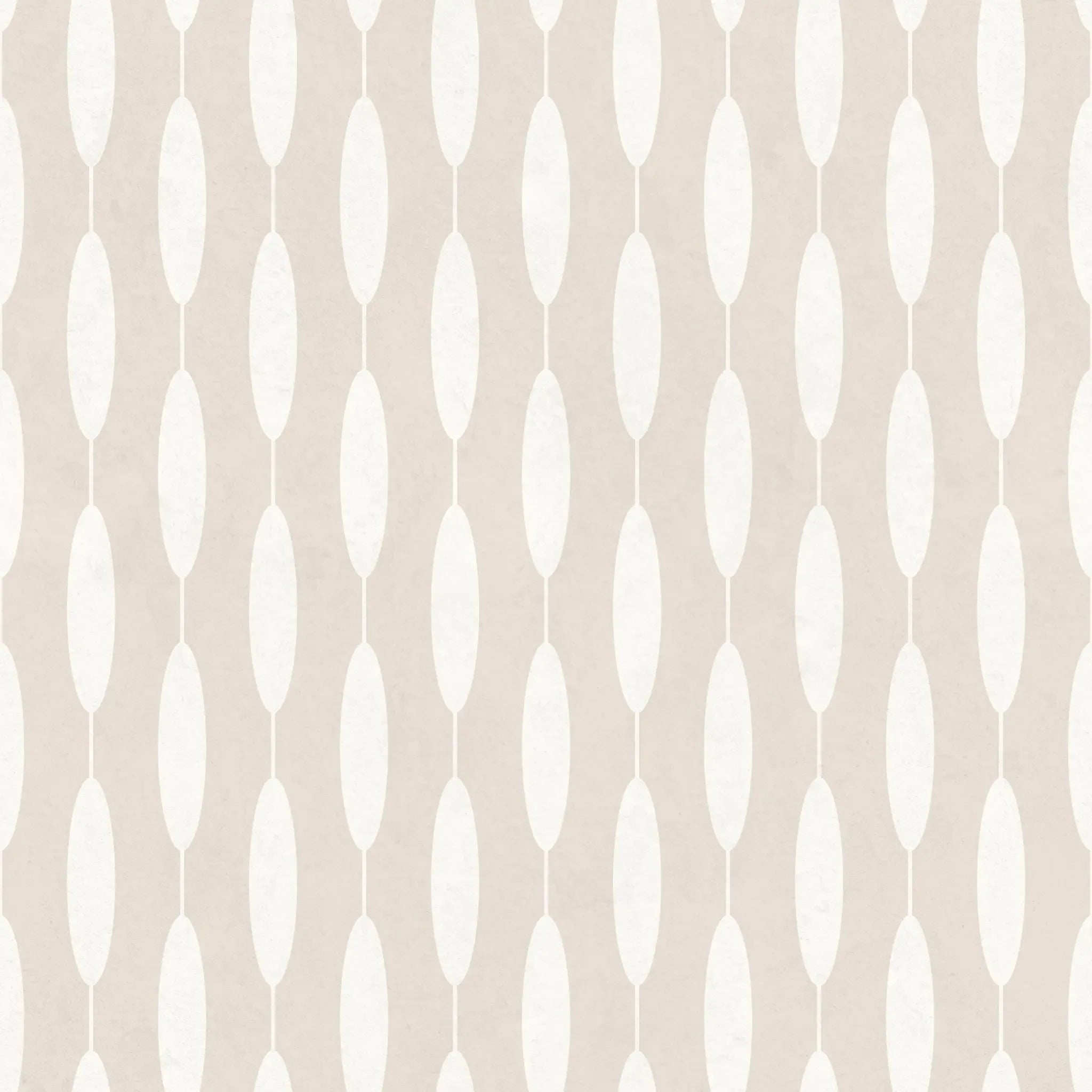 Oval geometric pattern on a beige background