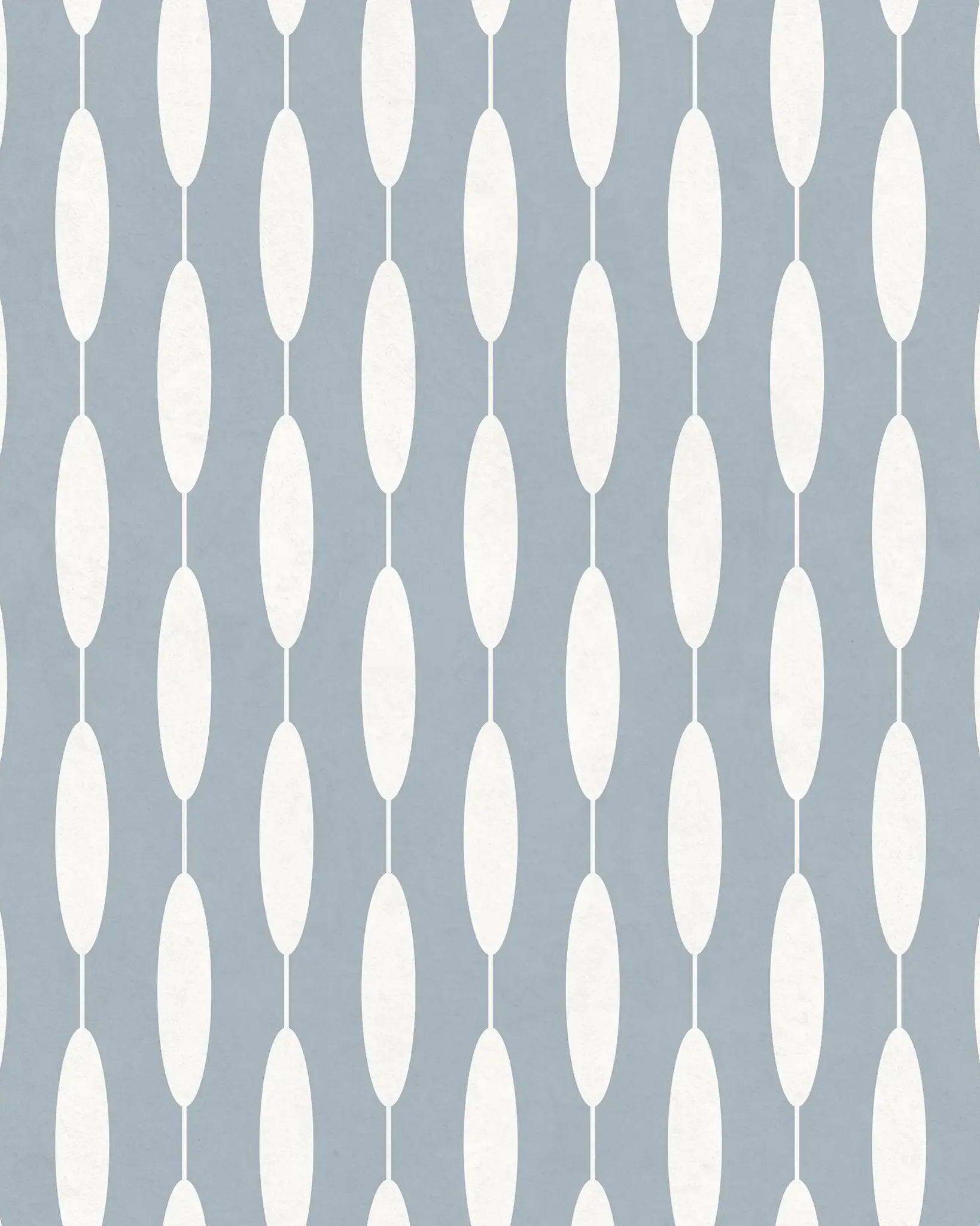 Pattern of white oval shapes on a gray background
