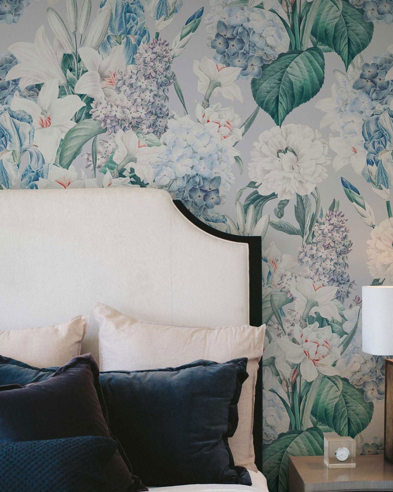 Floral Sky Peel and Stick Wallpaper, Removable Wallpaper, Traditional Wallpaper | DeccoPrint