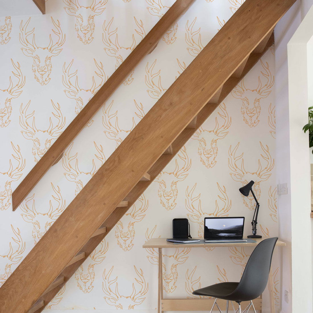 Honey Deer Peel and Stick Wallpaper, Removable Wallpaper, Traditional Wallpaper | DeccoPrint