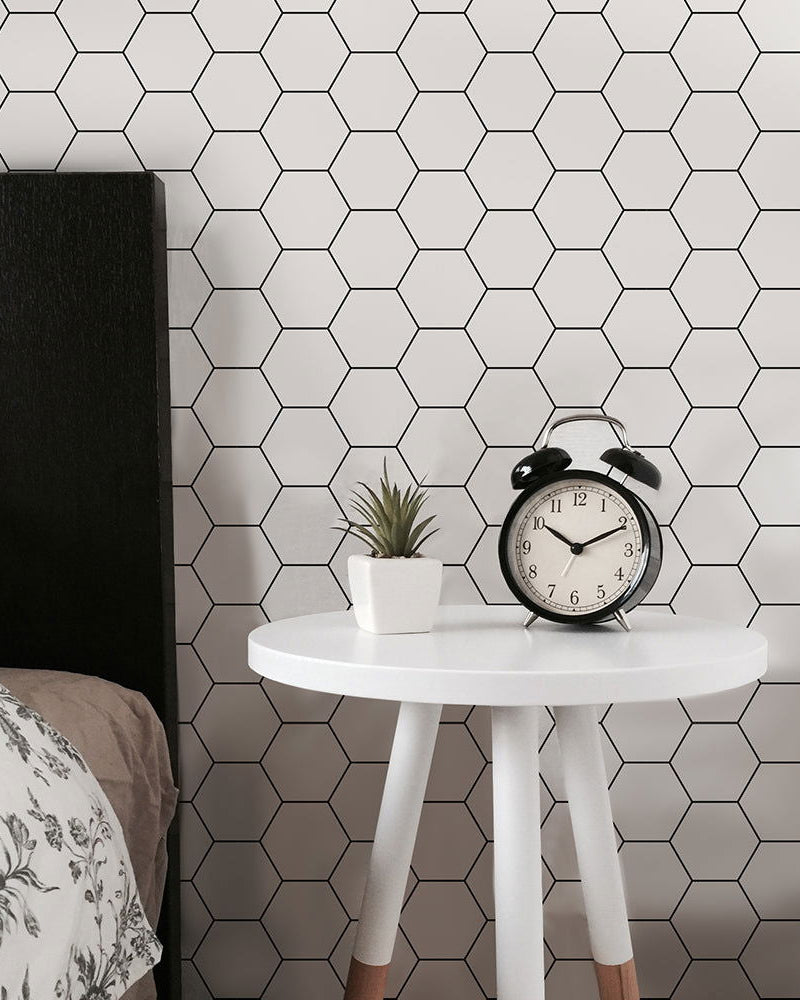 Honeycomb Peel and Stick Wallpaper, Removable Wallpaper, Traditional Wallpaper | DeccoPrint