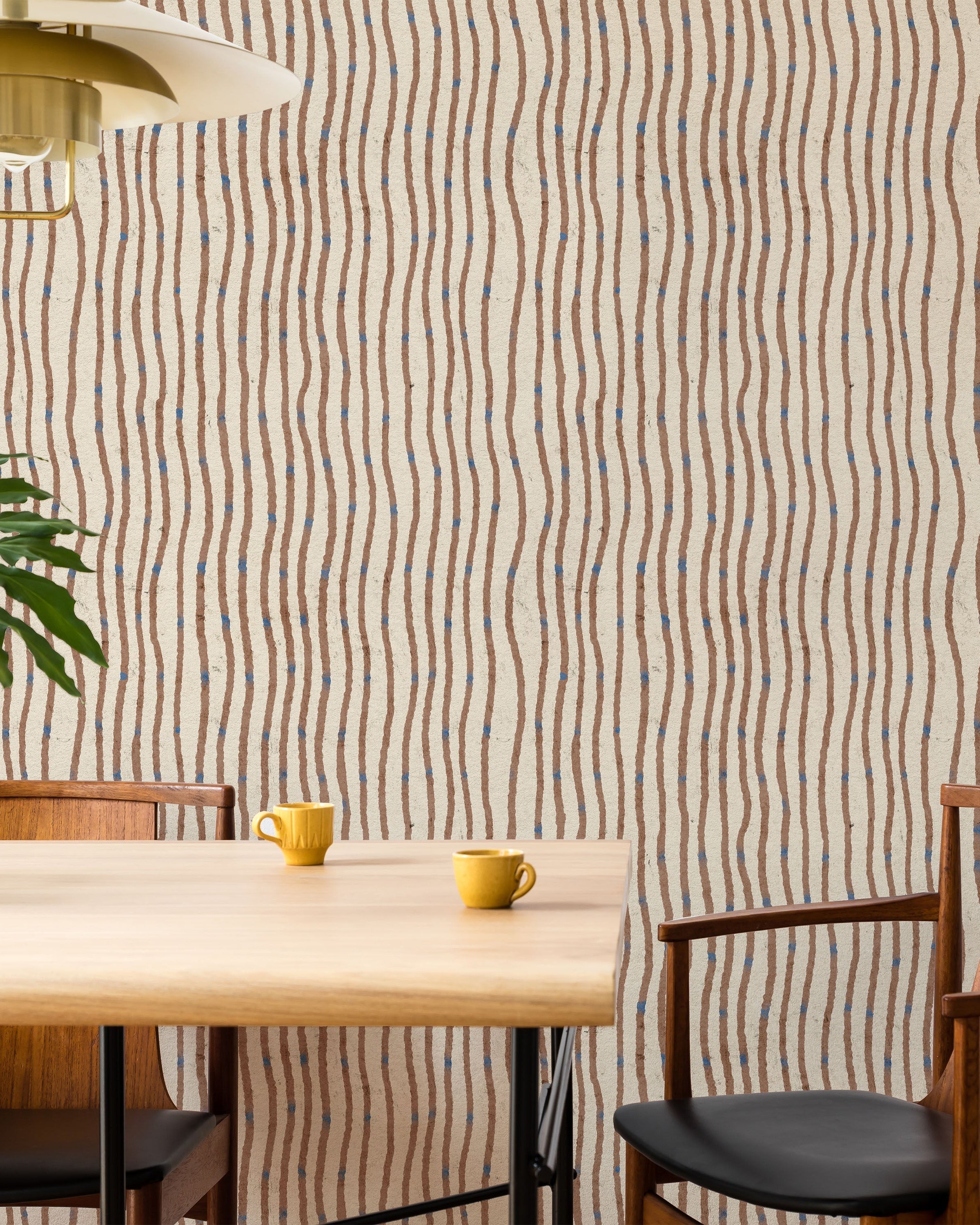 Furuya Korin x Edo Stream Peel and Stick Wallpaper, Removable Wallpaper, Traditional Wallpaper - Vintage Beige | DeccoPrint