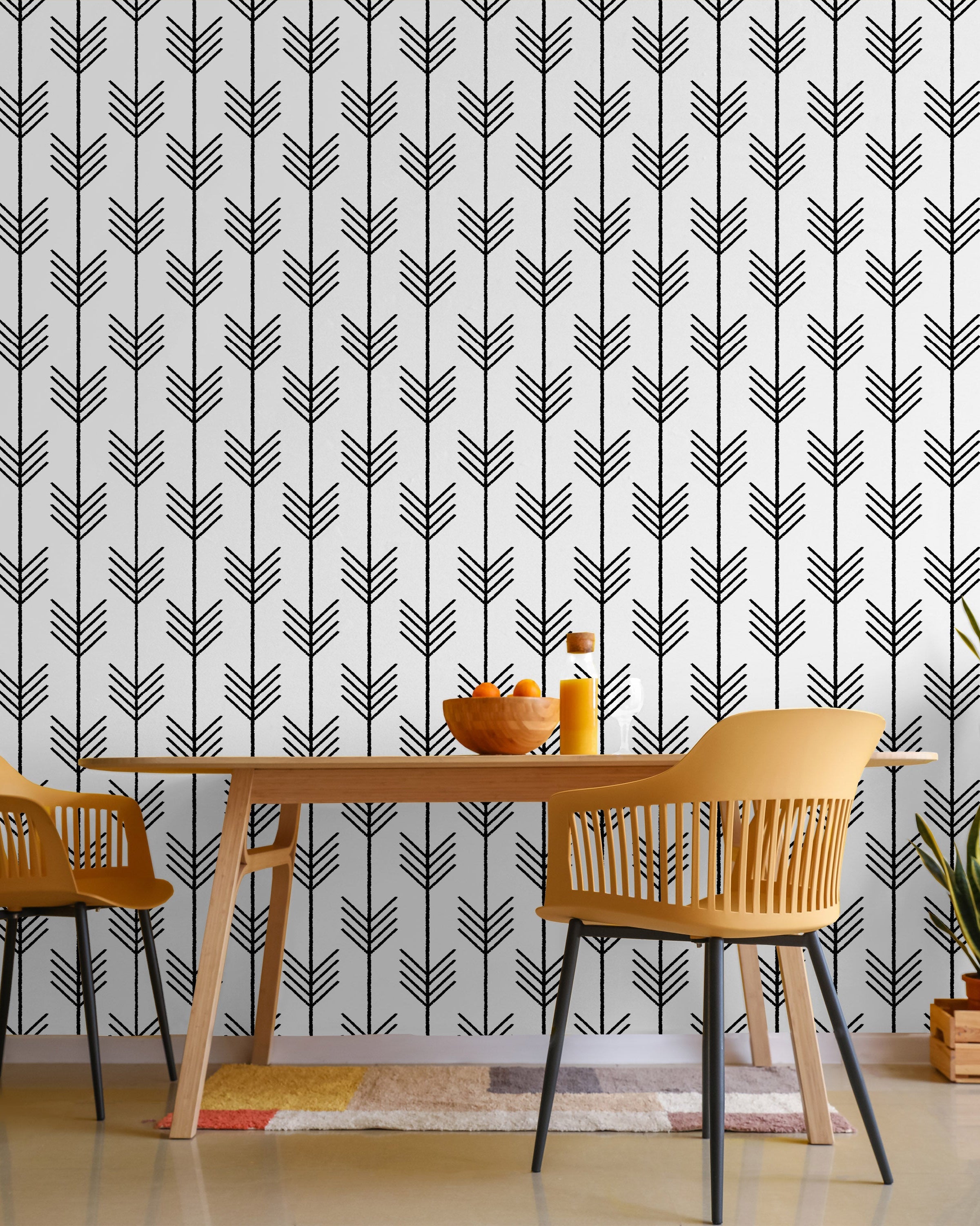 Precise Arrows Peel and Stick Wallpaper, Removable Wallpaper, Traditional Wallpaper | DeccoPrint